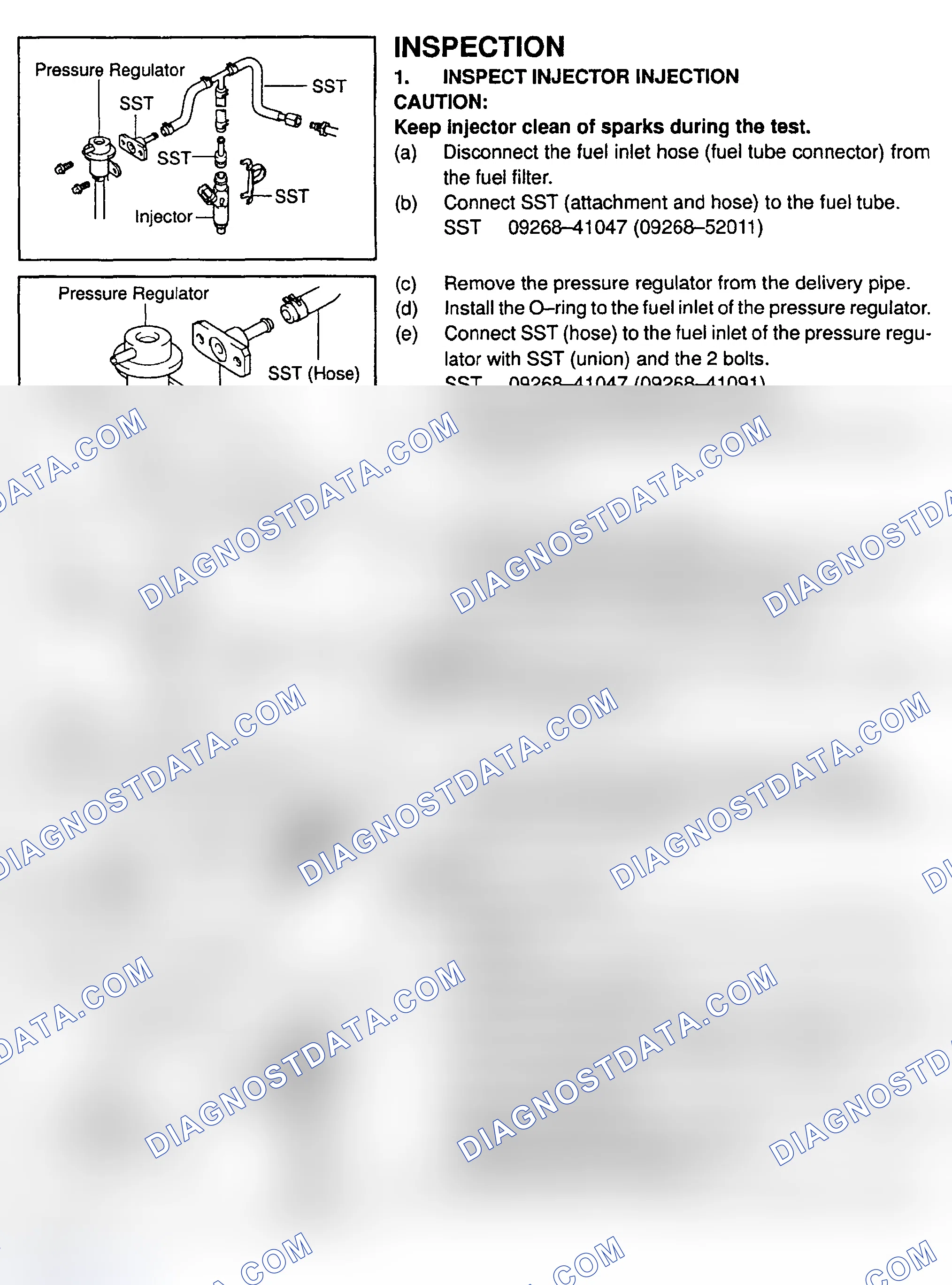 Scheme 634: Fuel Injectors (Sequoia)