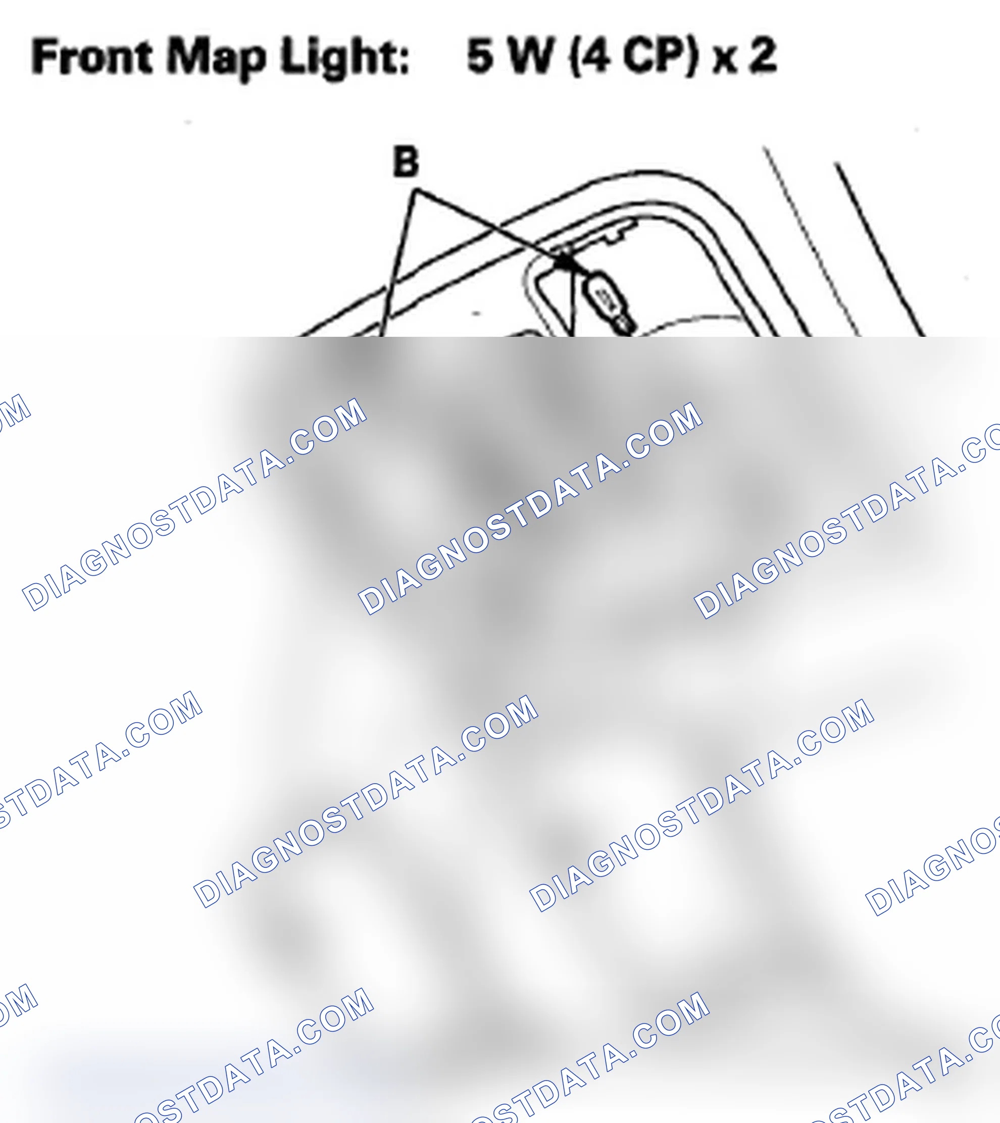 Scheme 7: Front Individual Map Light Replacement