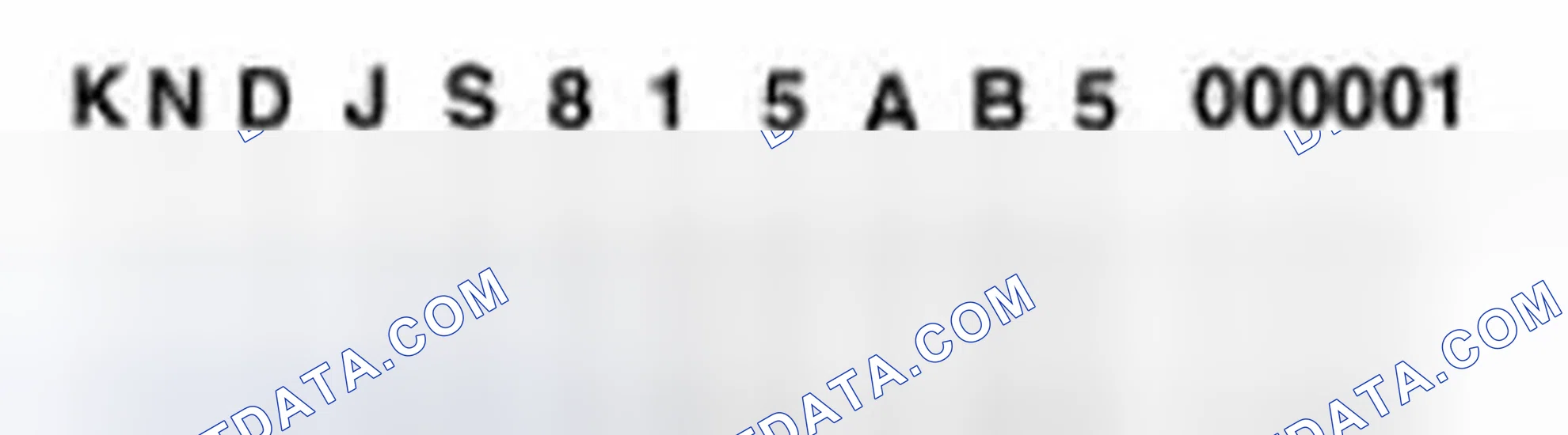 Scheme 5: Vehicle Identification Number