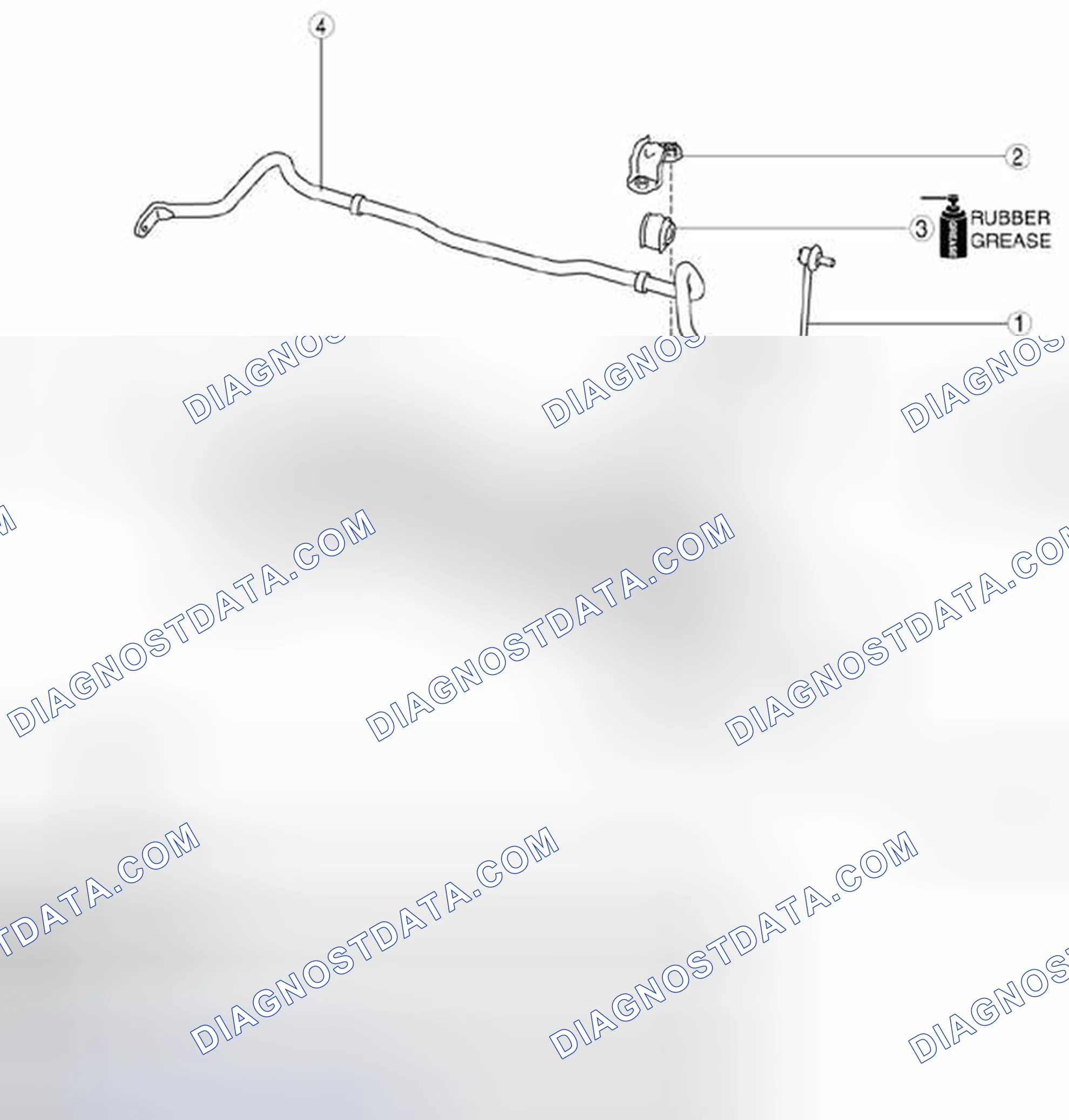 Scheme 23: Exploded View Of Front Stabilizer (MZR 2.3 DISI Turbo) With Torque Specifications