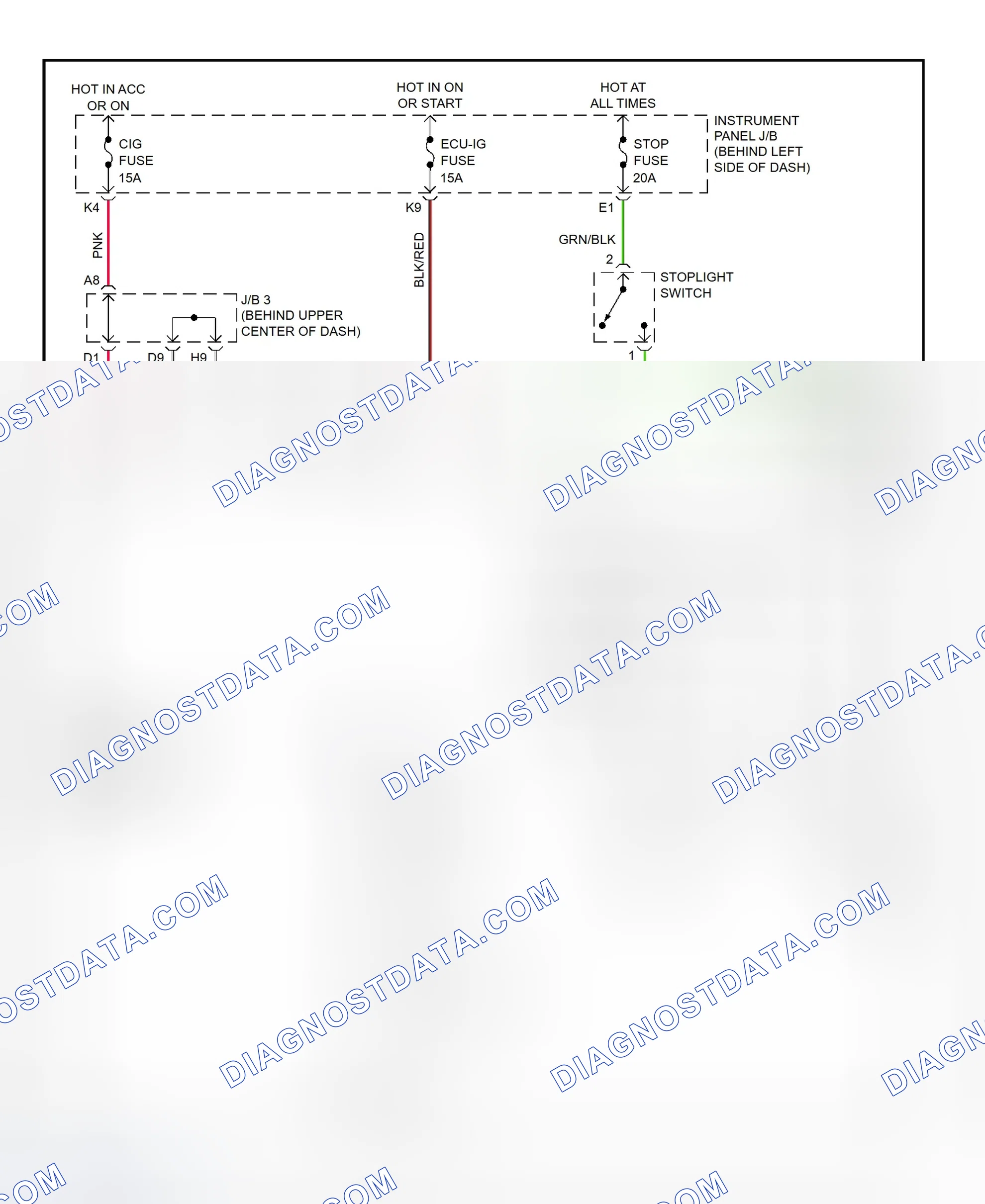 Scheme 360: Shift Interlock System Wiring Diagram (2002 - Lexus RX300)