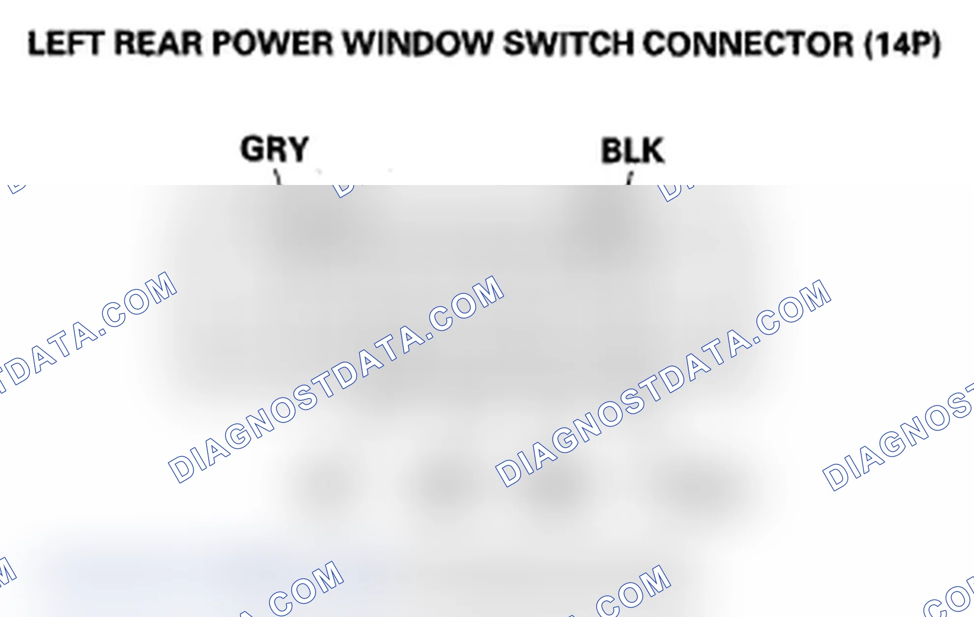 Scheme 15: Left Rear Power Window Switch Input Test