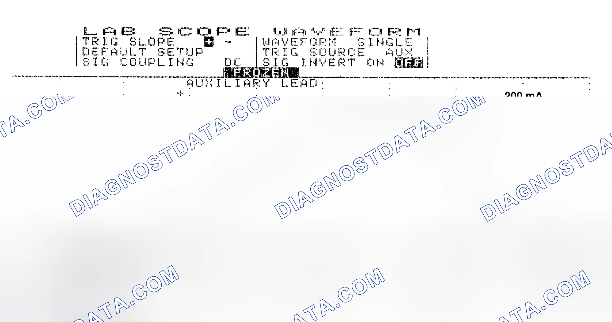 Scheme 13: Single Injector w/Normal Current Flow - Current Pattern