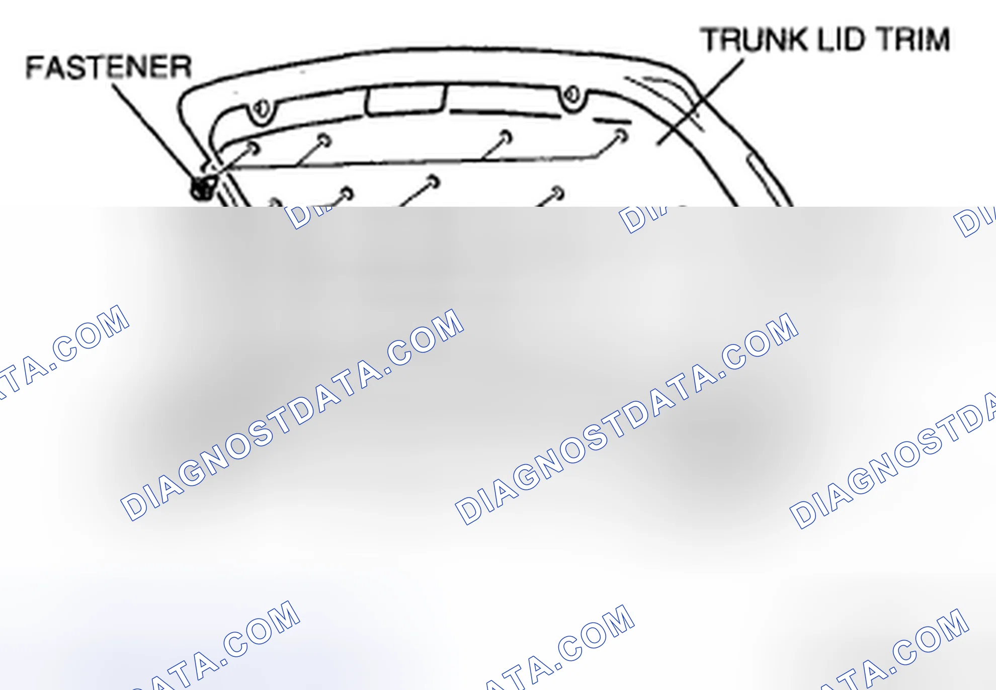 Scheme 52: TRUNK LID TRIM REMOVAL/INSTALLATION
