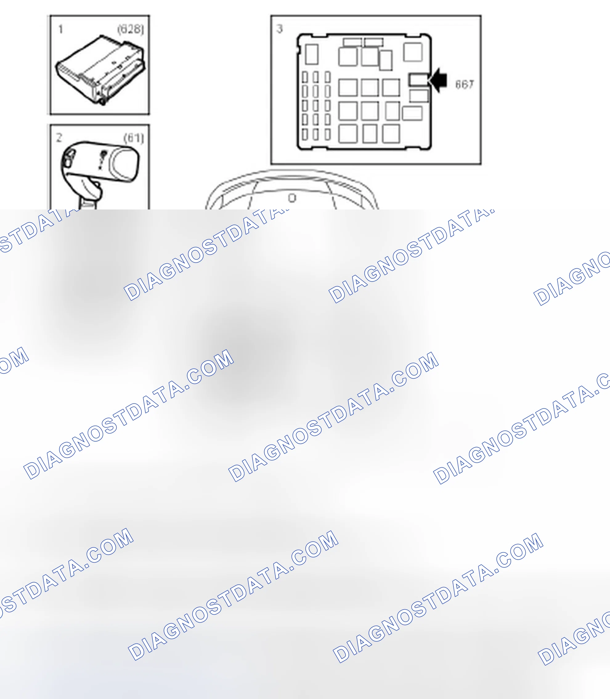 Scheme 21: MAIN COMPONENTS, HEADLAMP WIPER