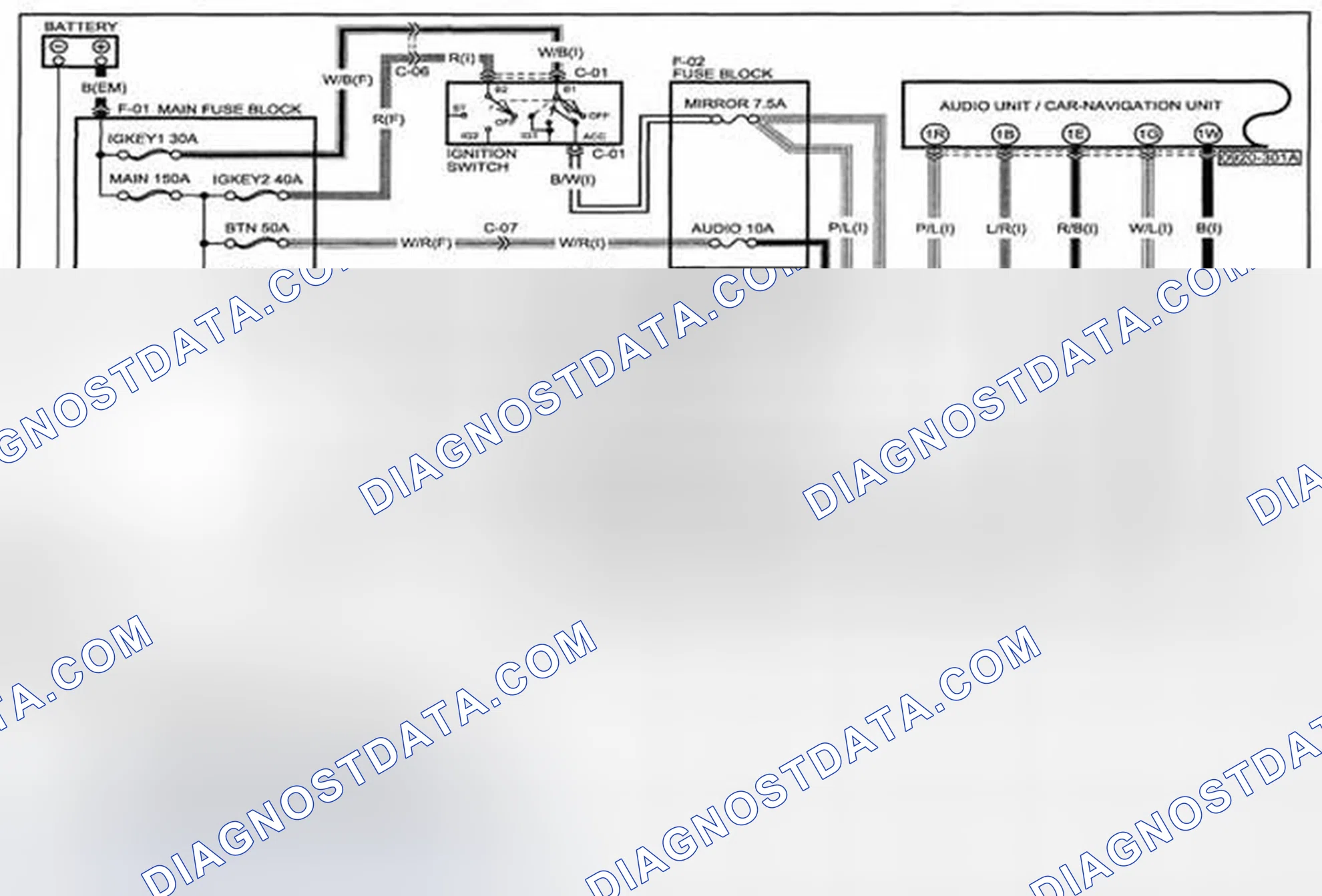 Scheme 296: Audio System (Bose® Type Audio) Wiring Diagram - 0920-3a (1 Of 2)