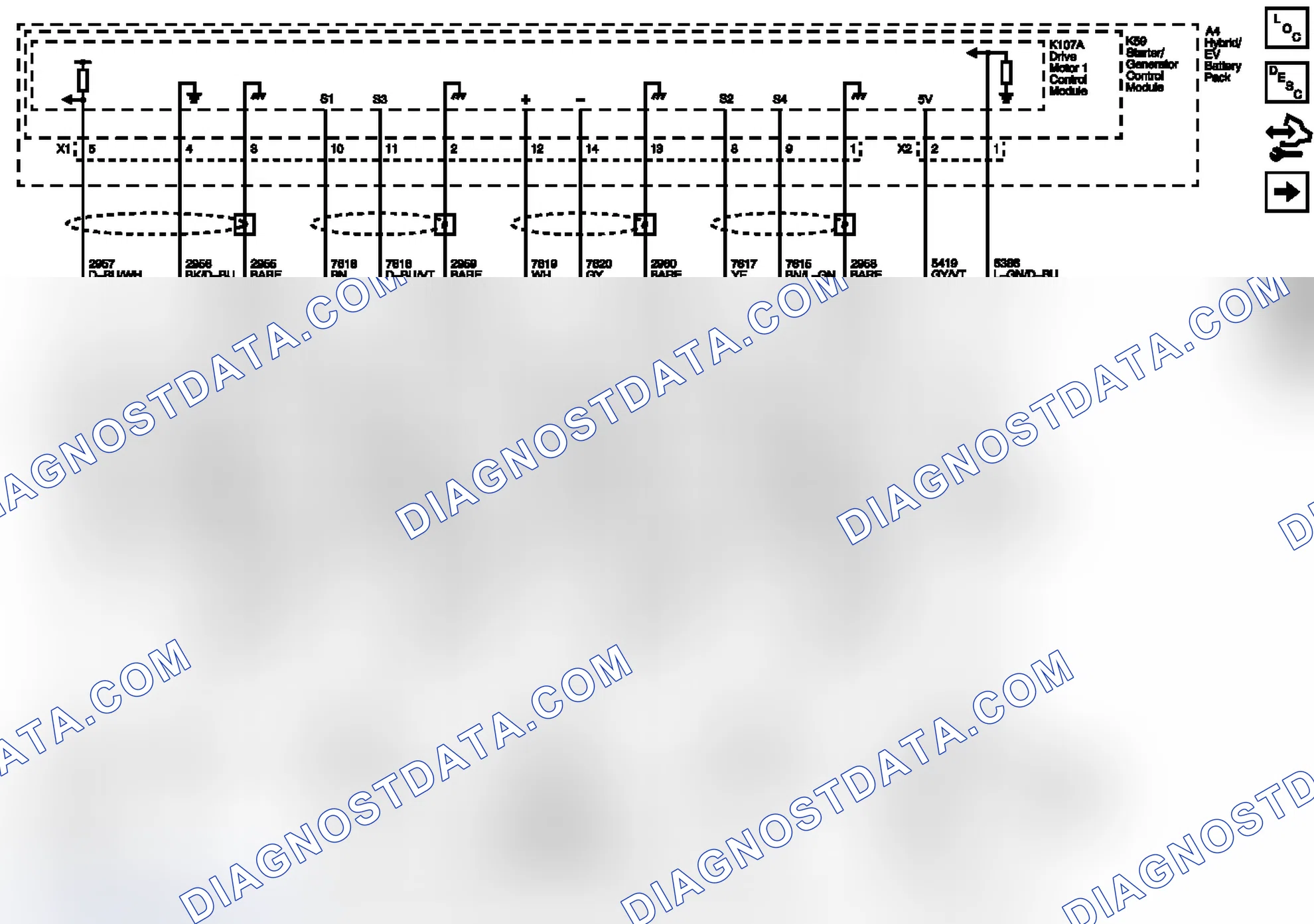 Scheme 14: Drive Motor Monitoring Wiring Schematics