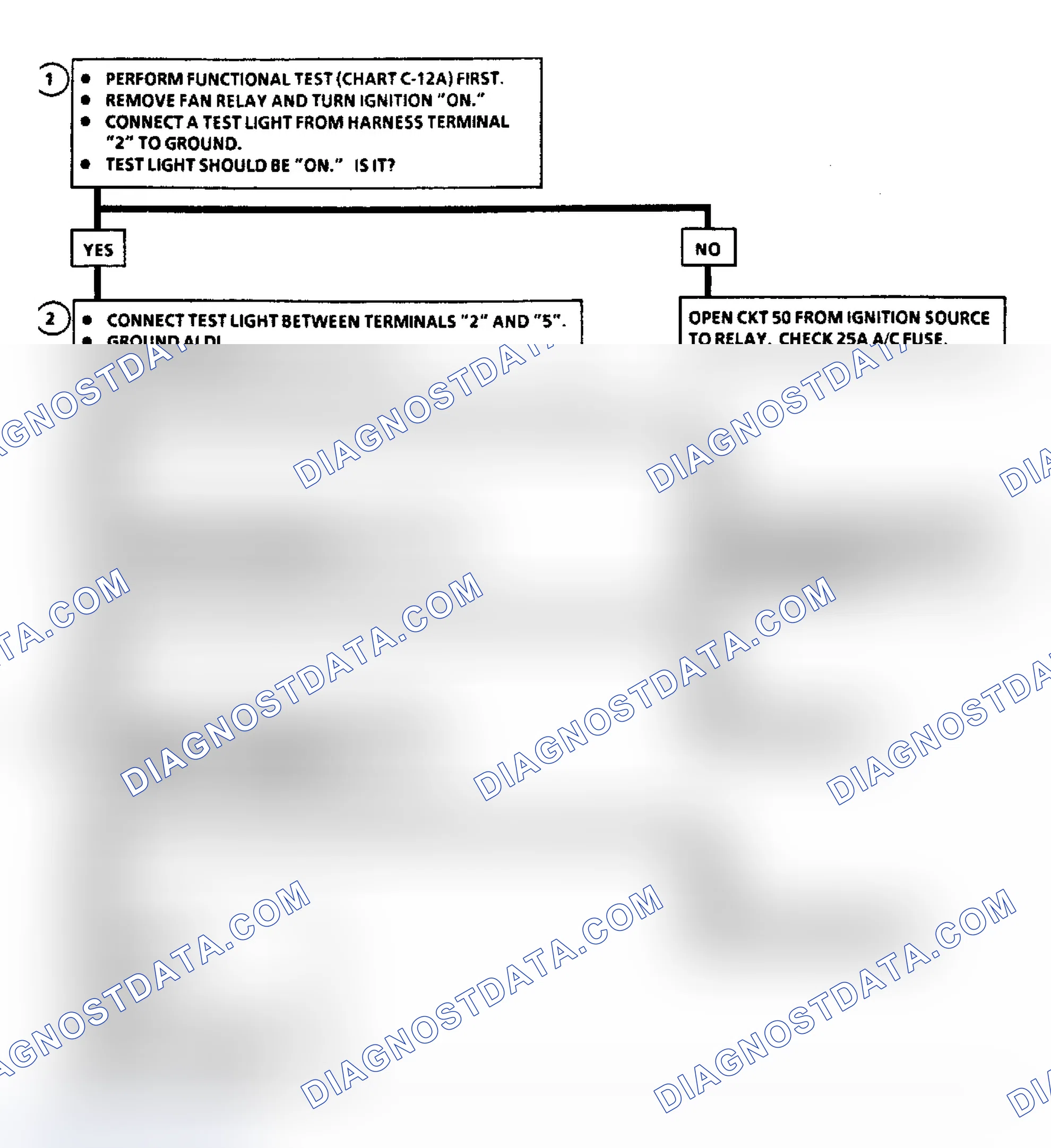 Scheme 479: Flow Chart C12B, No Cooling Fan (3.3L "N" Body)