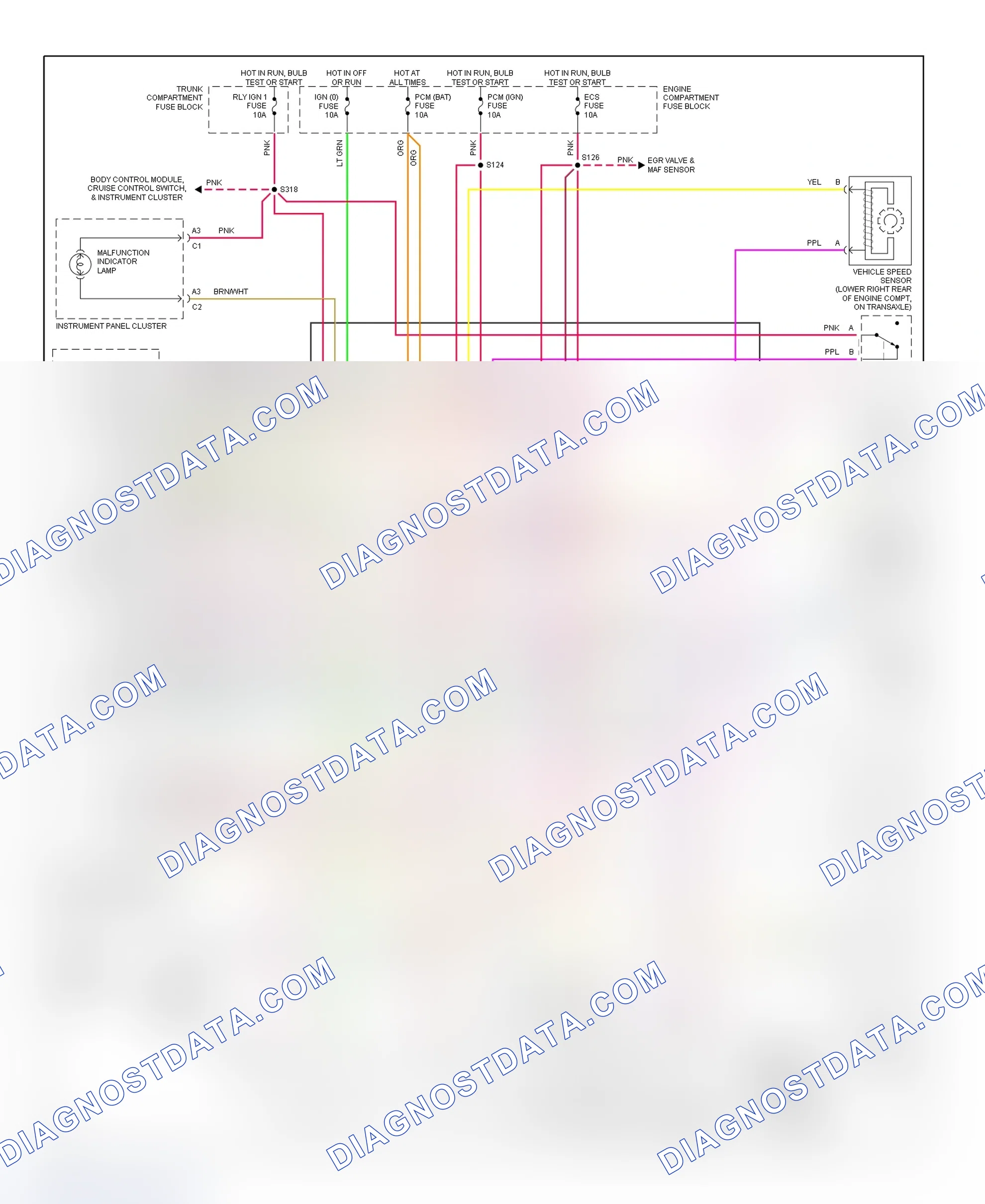 Scheme 100: 1999 DeVille & Eldorado (4.6L) 4T80-E Transaxle System Wiring Diagram