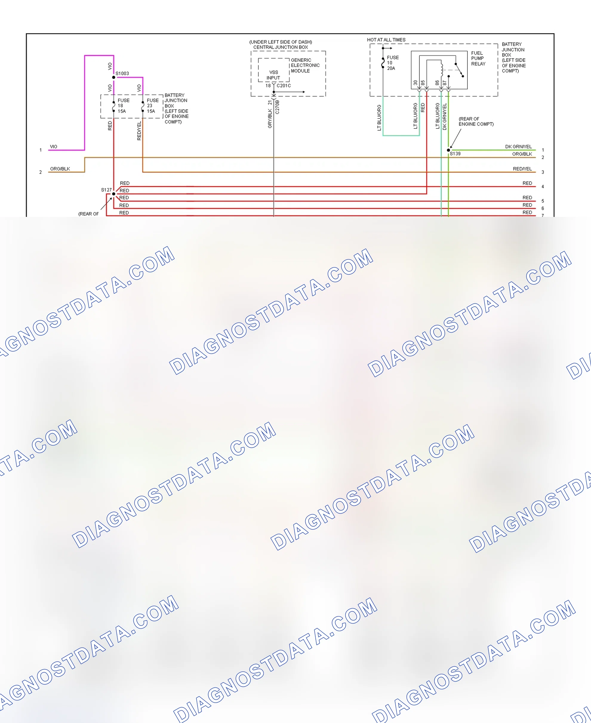 Scheme 2: PCM Wiring Diagram (Blackwood - 5.4L - 2 Of 4)