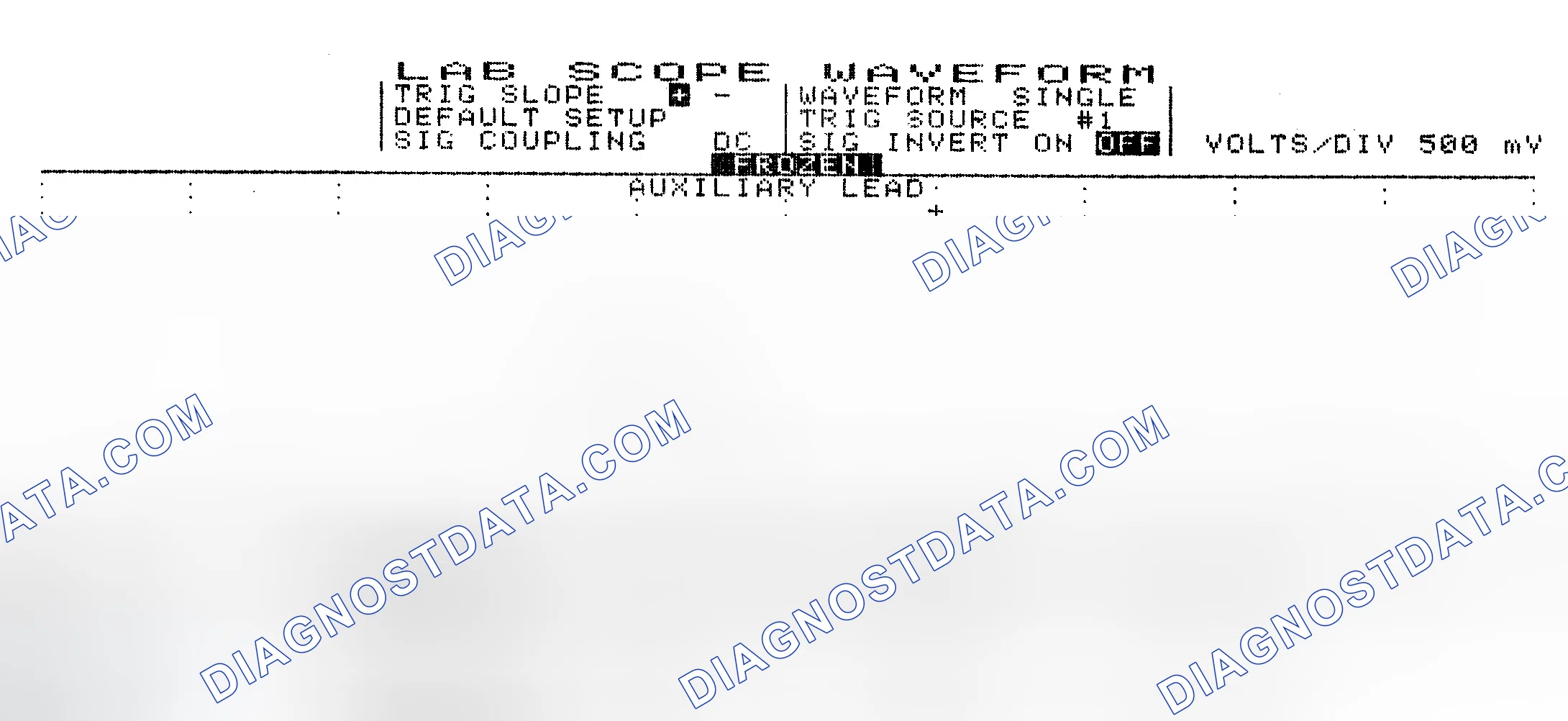 Scheme 10: Single Injector w/Excessive Current Flow - Current Pattern