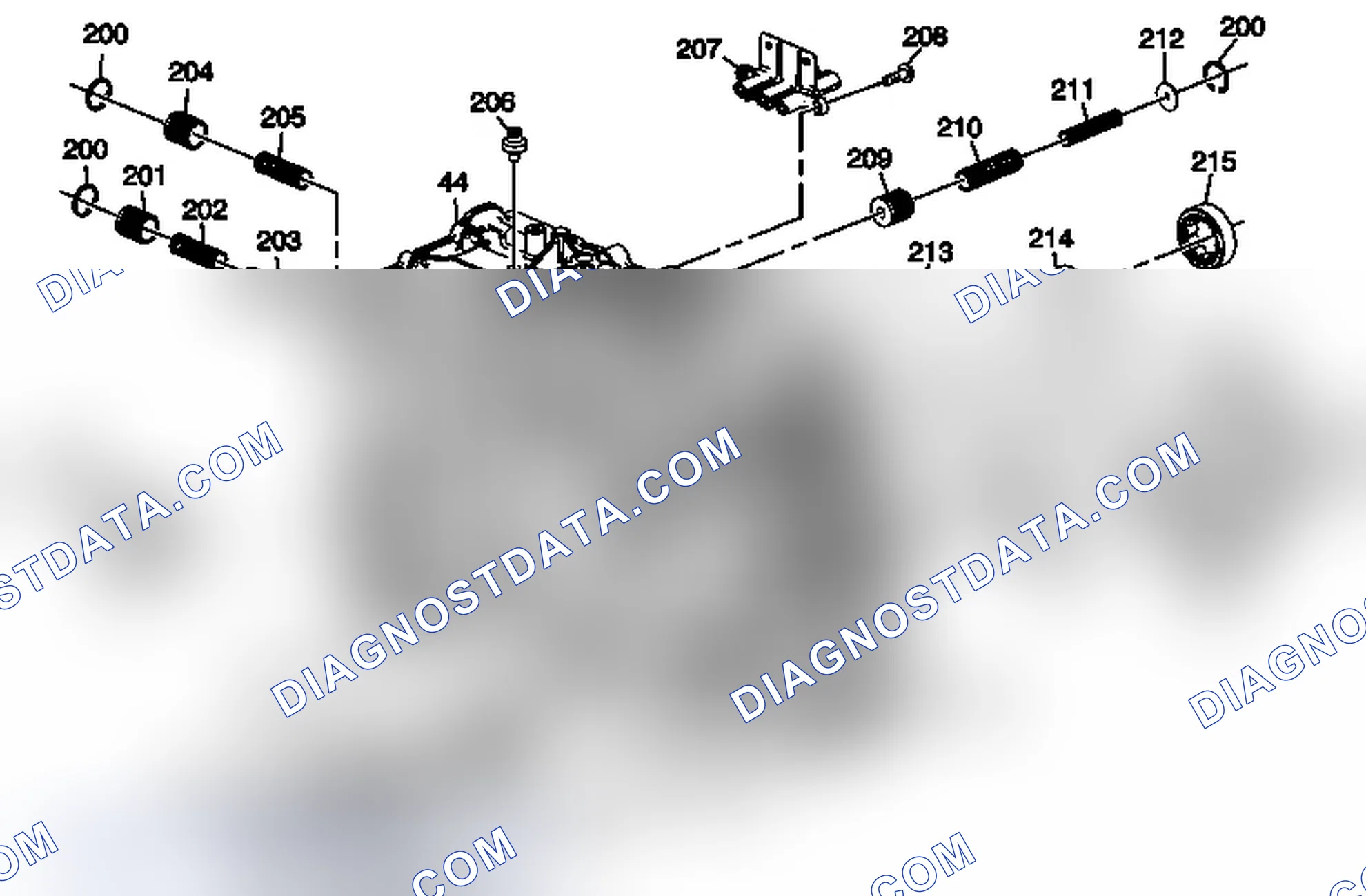 Scheme 195: Transmission Case Assembly (2 of 2)
