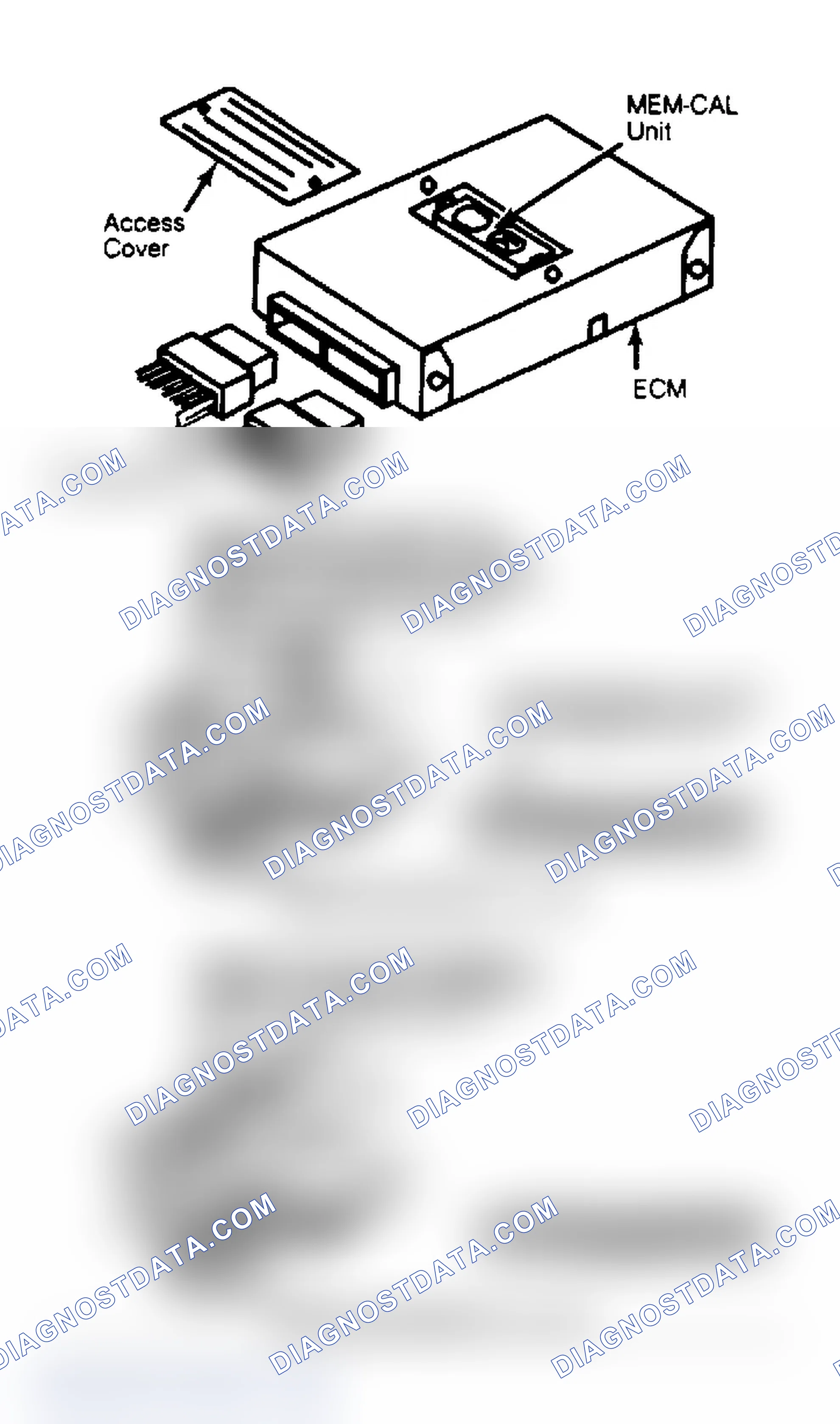 Scheme 3: Replacing MEM-CAL in Electronic Control Module of Vehicles Equipped With 2.5L Engine Only