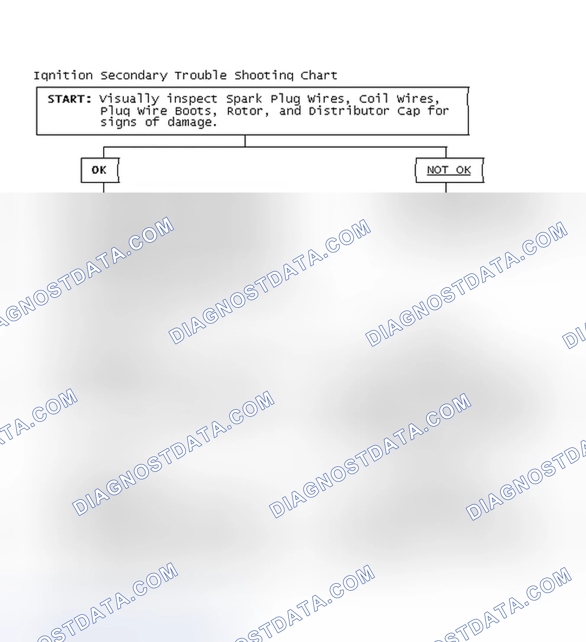 Scheme 1: Ignition Secondary Trouble Shooting Chart