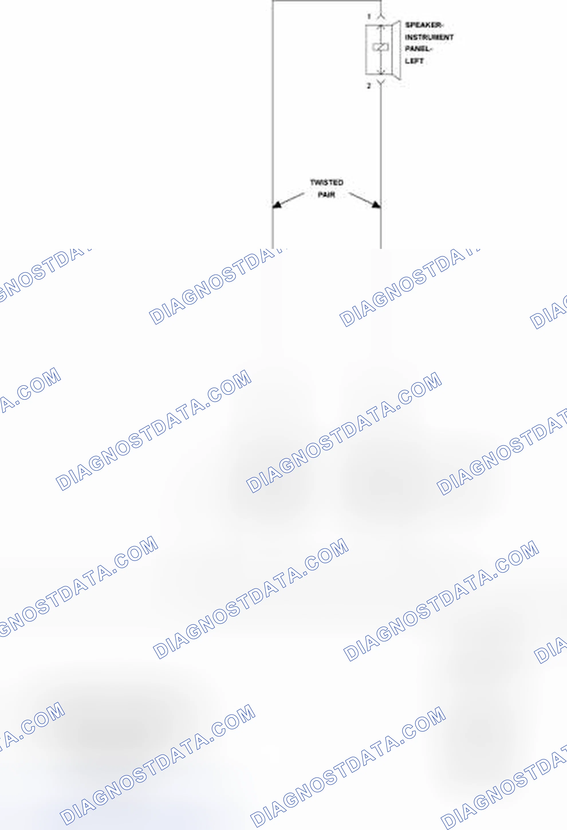 Scheme 29: B1463-CHANNEL 1 AUDIO SPEAKER OUTPUT CIRCUIT OPEN