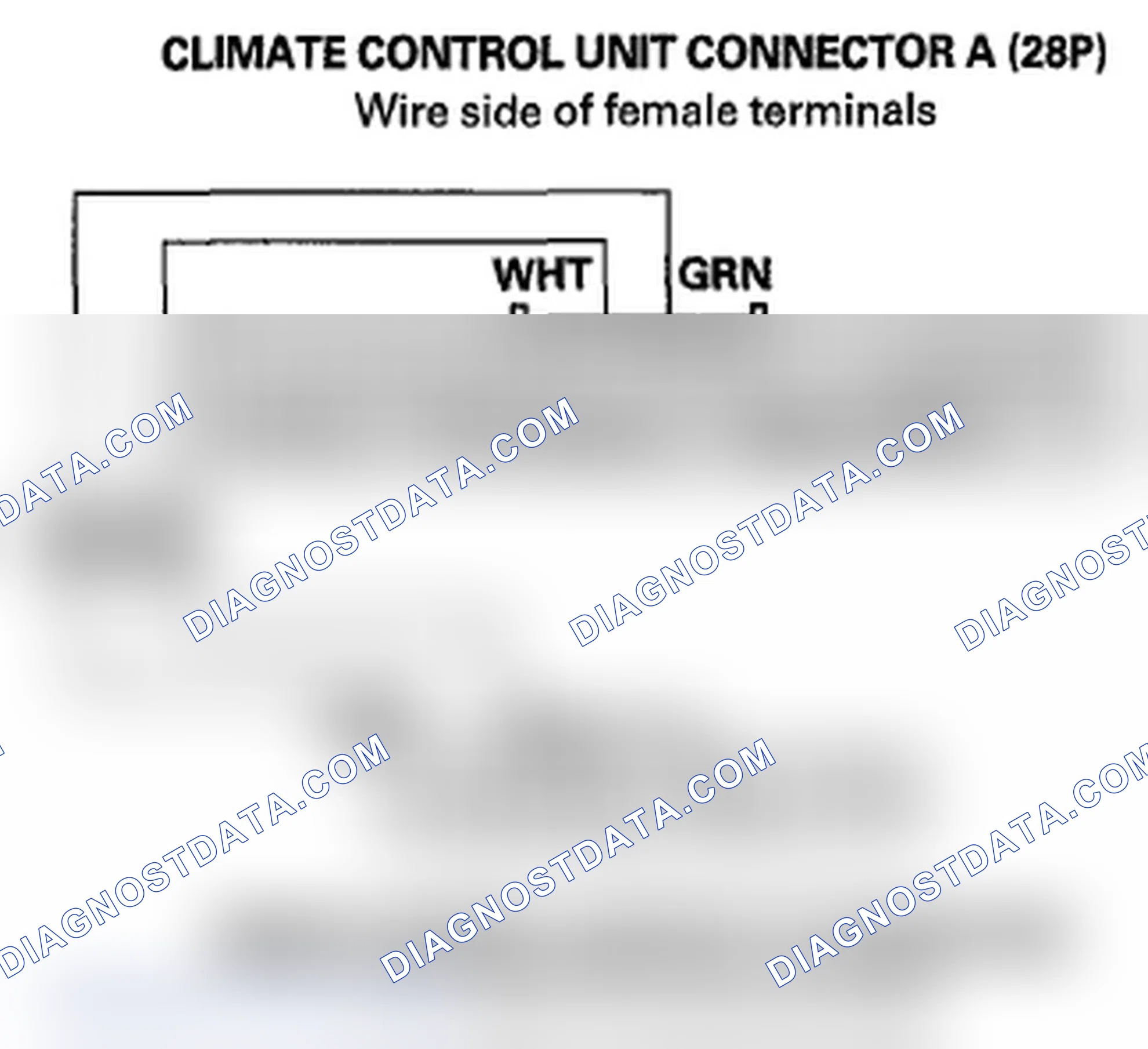 Scheme 77: DTC B1240 or DTC indicator J and A/C ON: A Problem in the Mode Control Motor Circuit, Linkage, Doors