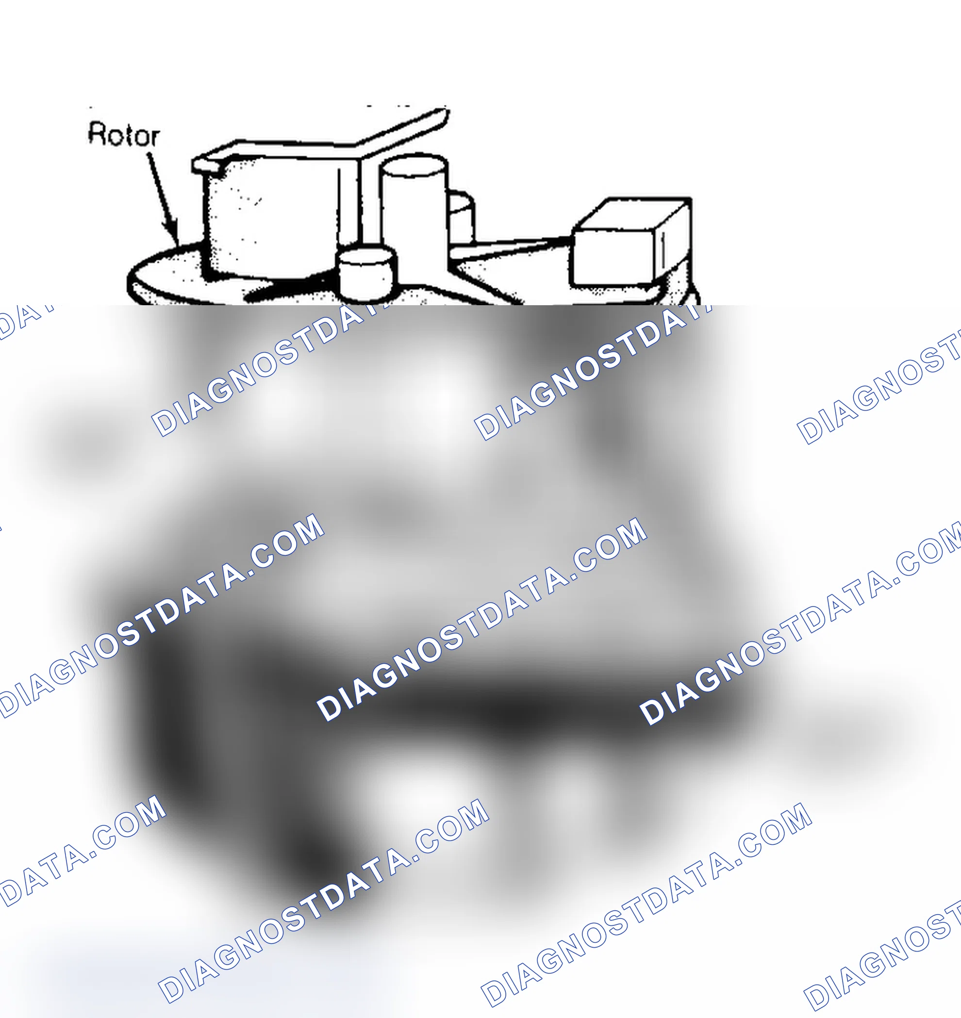 Scheme 20: Location of Hall Effect Pick-up Assembly in Distributor