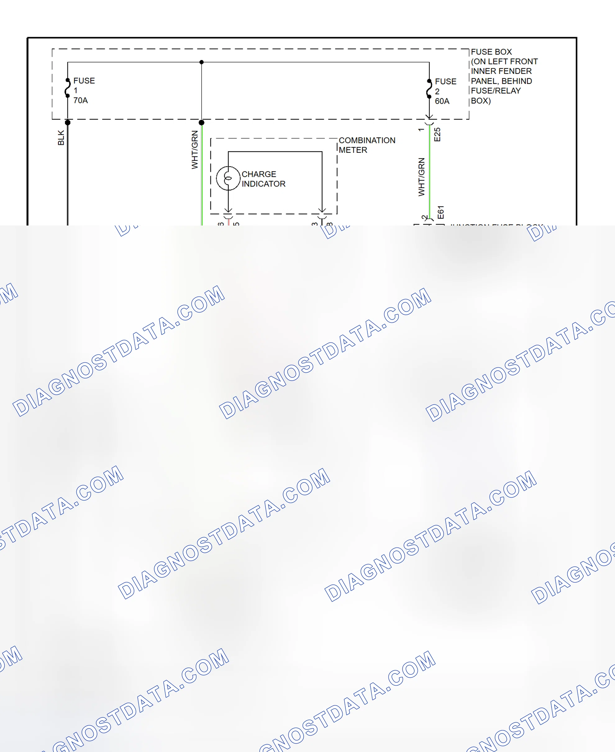 Scheme 3: Charging System Wiring Diagram (Swift)
