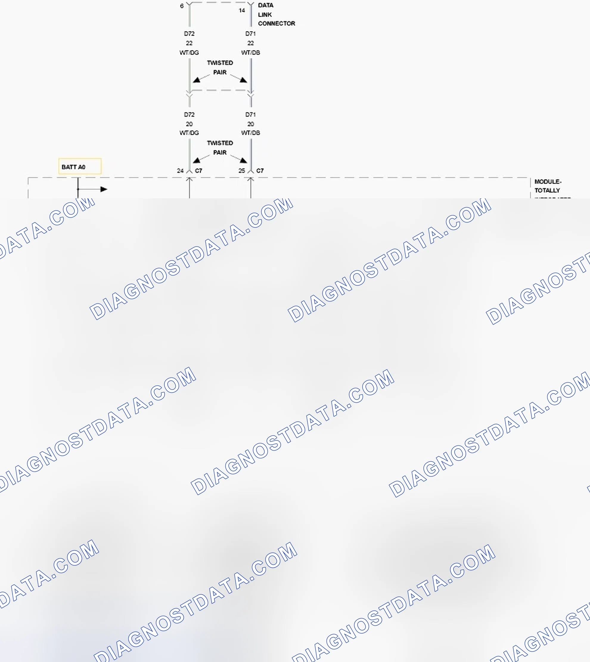 Scheme 497: BOTH DIAGNOSTIC CAN C (+) AND DIAGNOSTIC CAN C (-) CIRCUITS OPEN