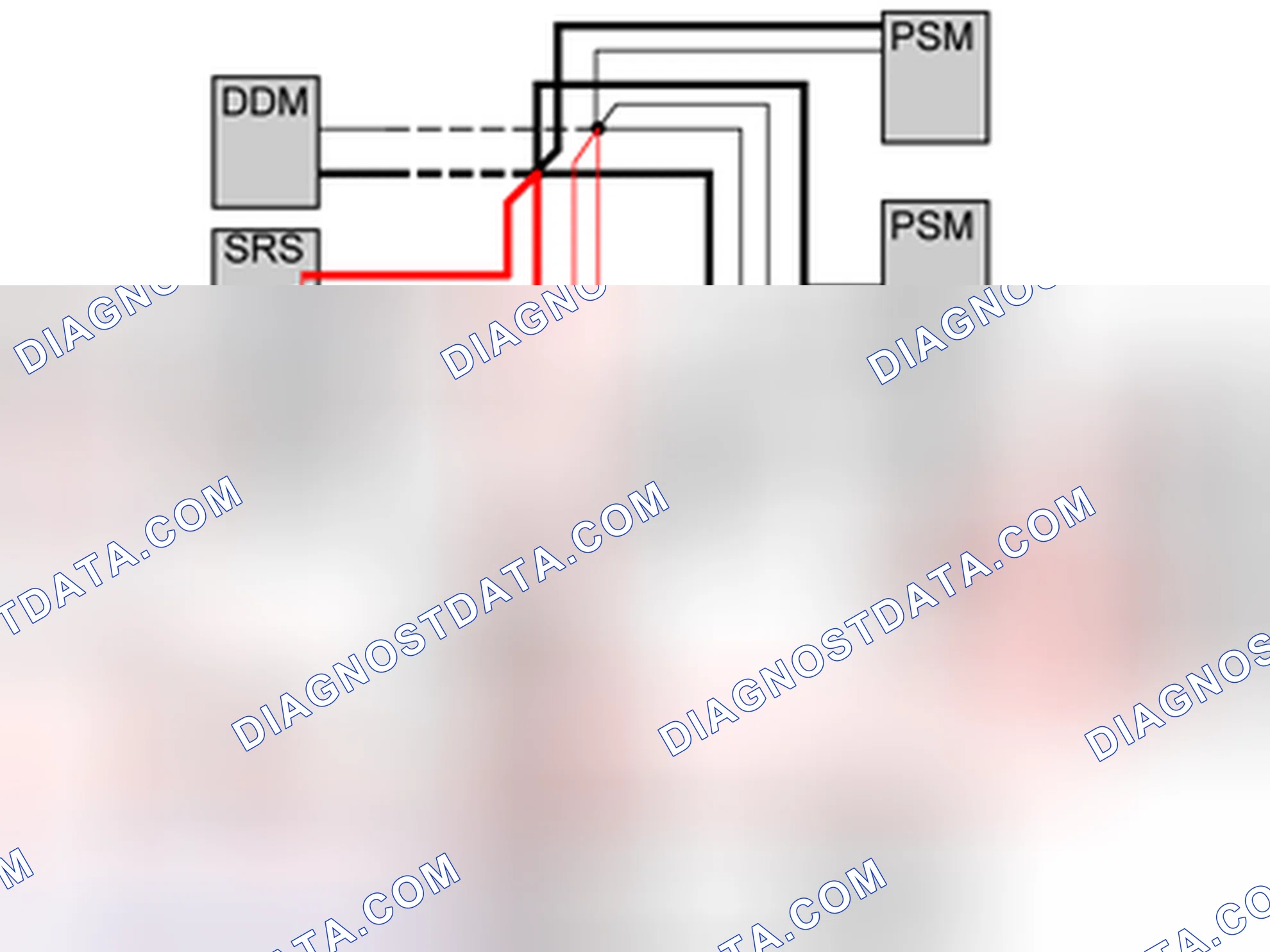 Scheme 89: Resistance measurement in low-speed net LS CAN (Low Speed), example