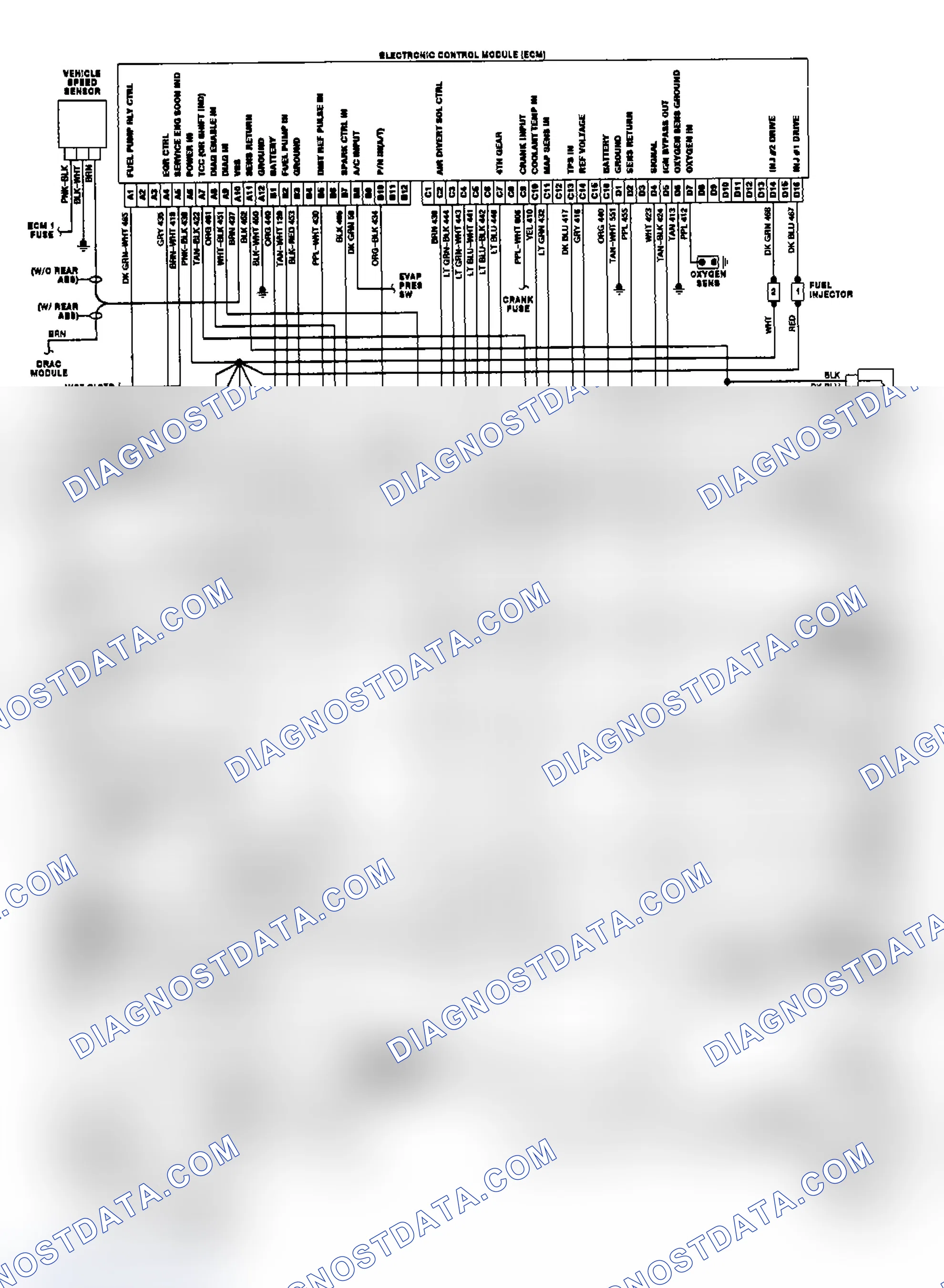 Scheme 8: "R" & "V" Series V8 Wiring Diagram
