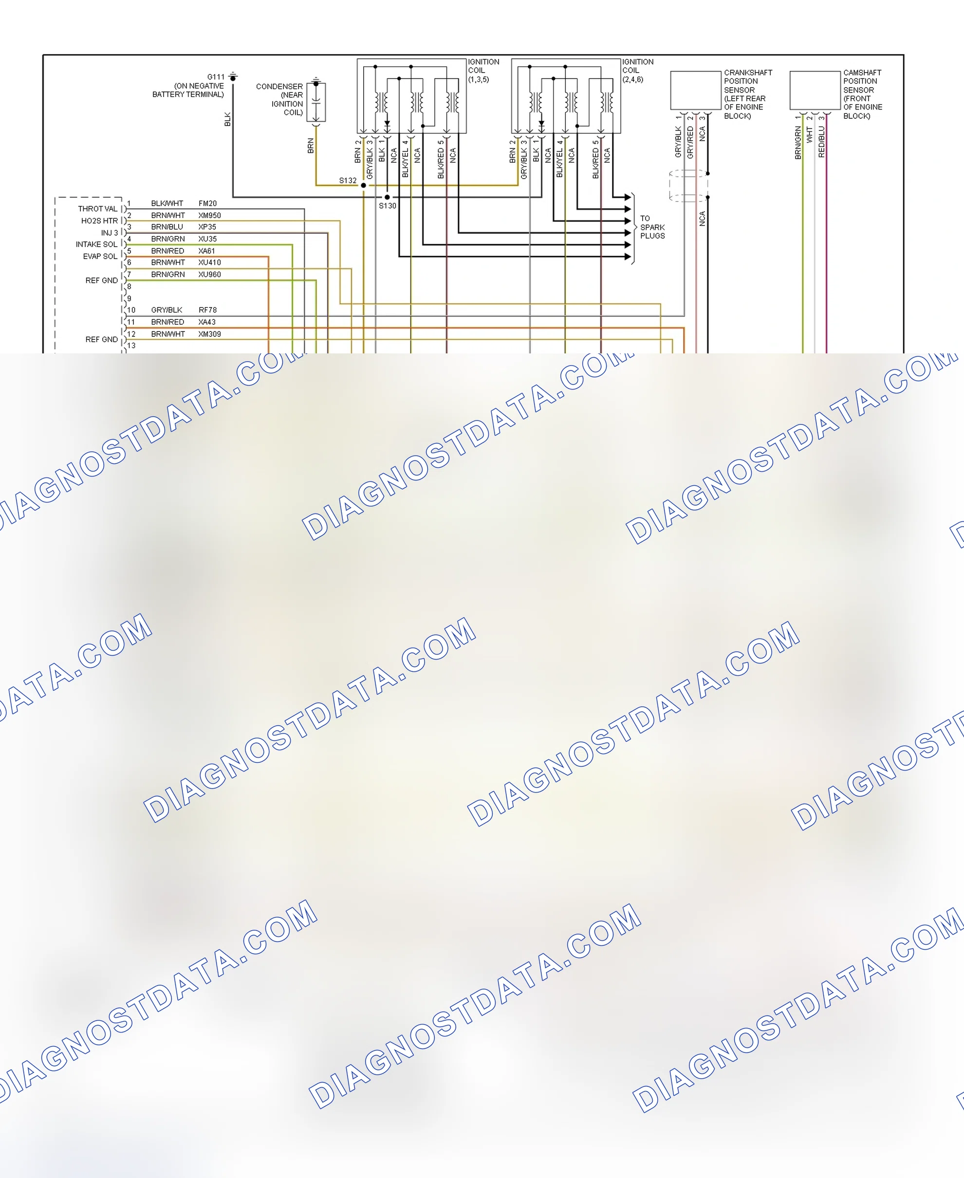 Scheme 31: PCM Wiring Diagram (Catera - 3.0L - 1 Of 3)