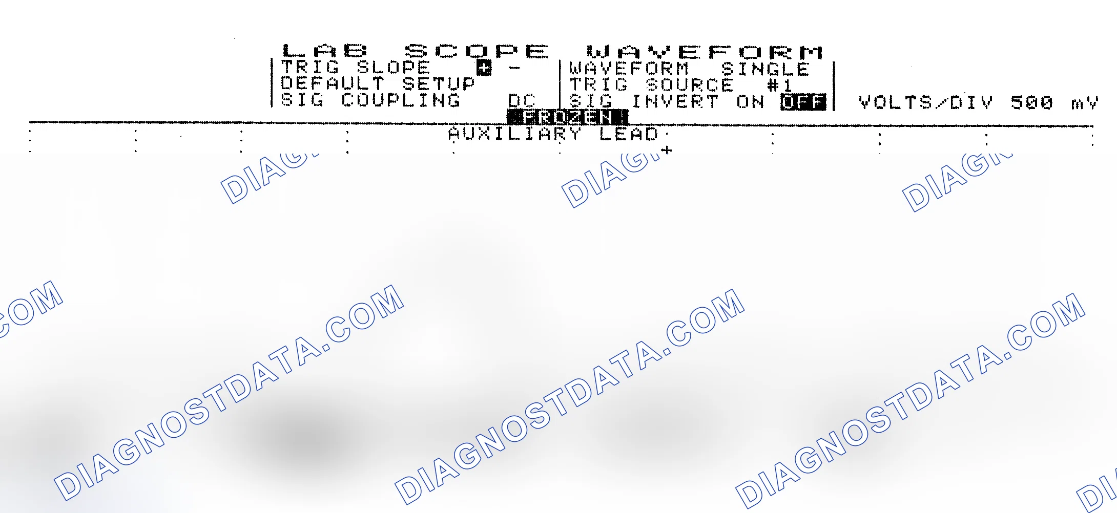 Scheme 10: Single Injector w/Excessive Current Flow - Current Pattern