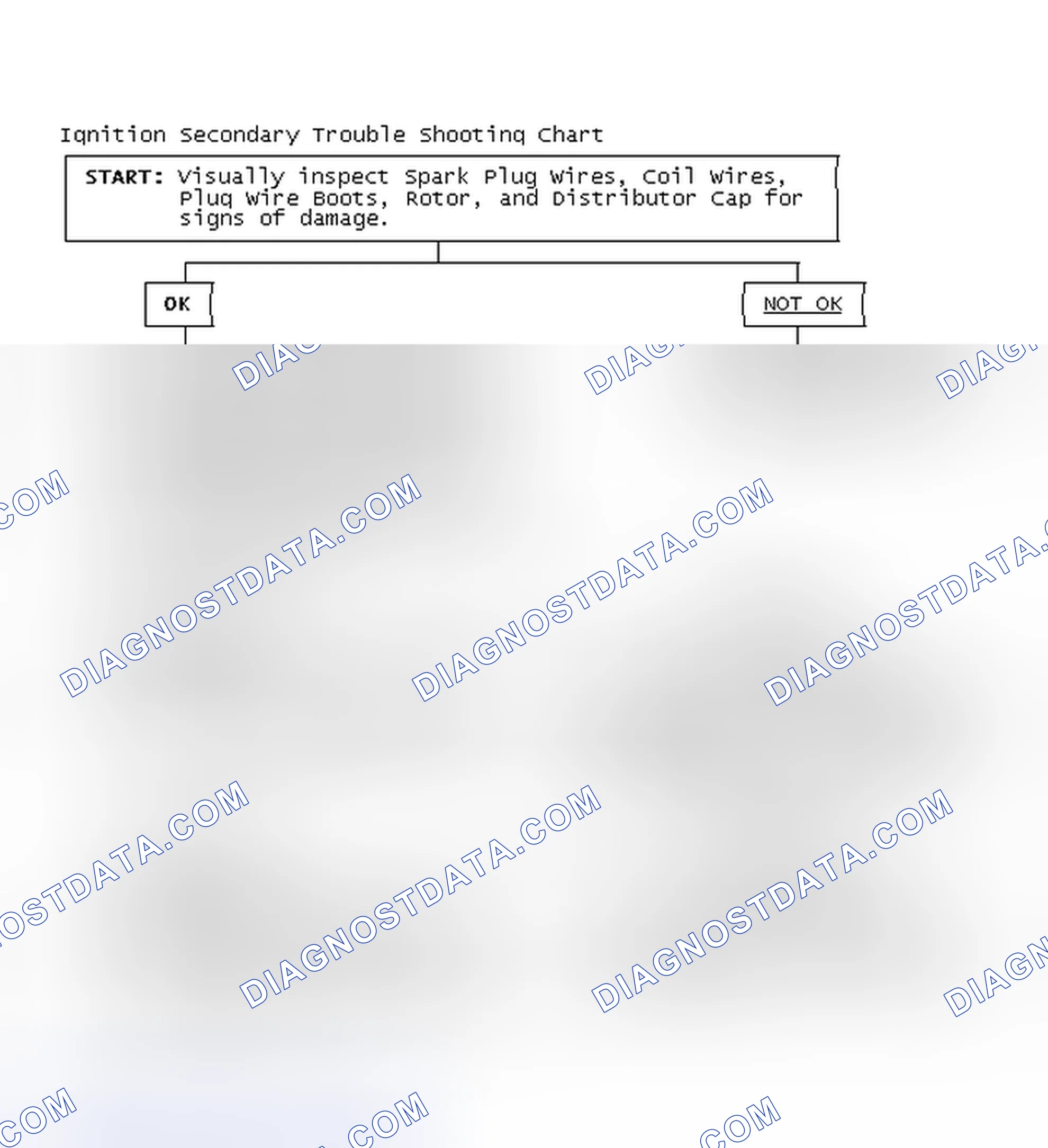 Scheme 1: Ignition Secondary Trouble Shooting Chart