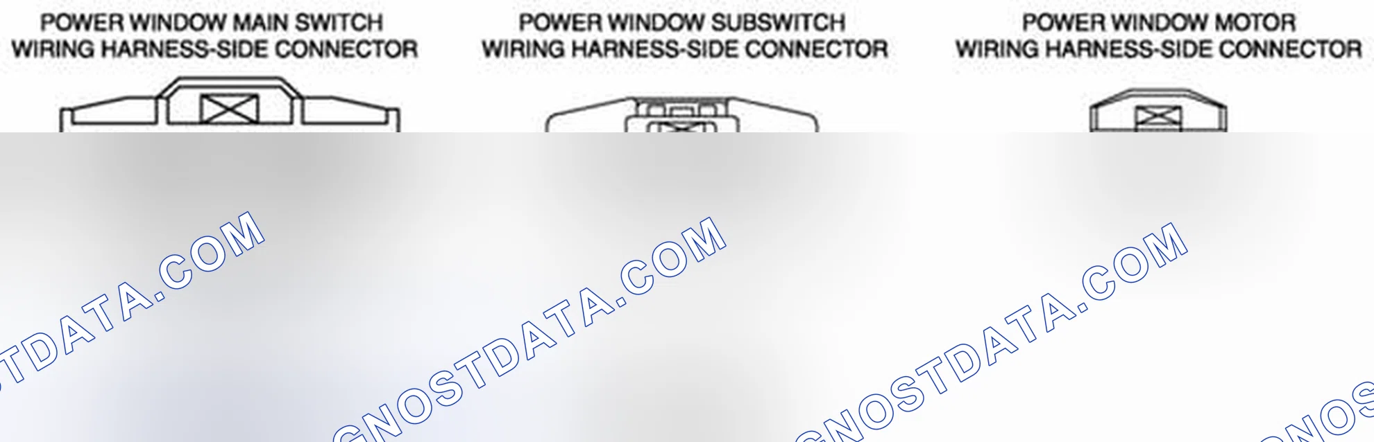 Scheme 16: NO.1 DOOR GLASS DOES NOT MOVE UP AND DOWN IN AUTOMATIC MODE [POWER WINDOW SYSTEMS (AUTO-OPEN/CLOSE F