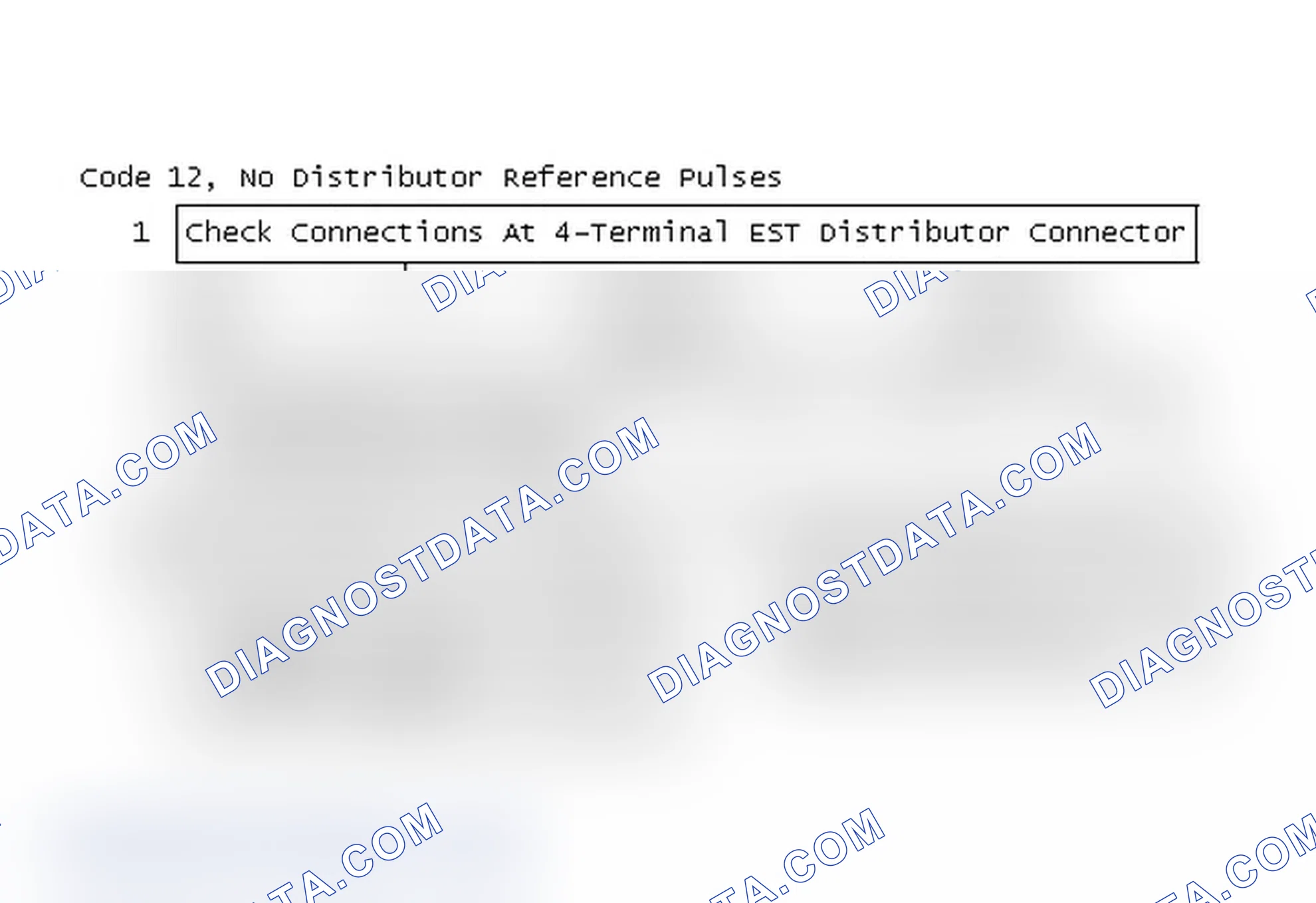 Scheme 124: Flow Chart - Code 12, No Distributor Reference Pulses
