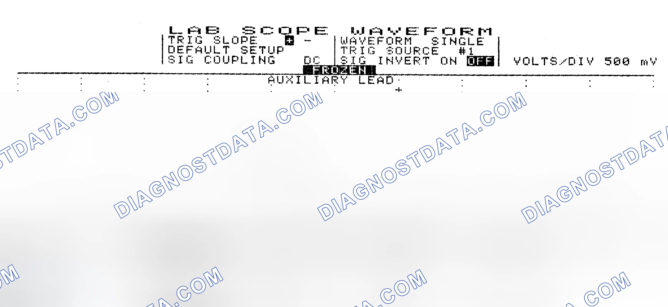 Scheme 10: Single Injector w/Excessive Current Flow - Current Pattern