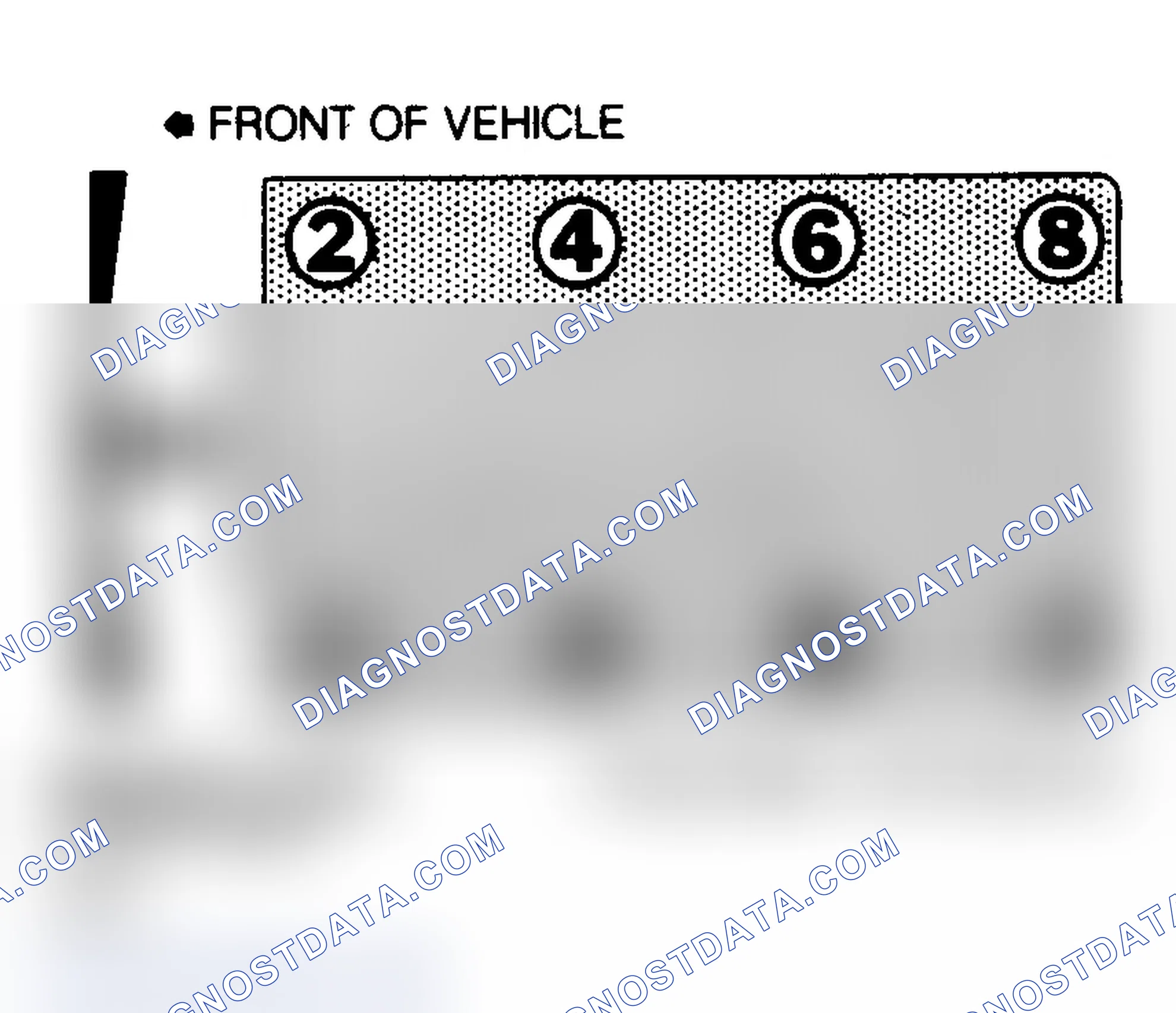 Scheme 7: Firing Order (6.2L & 6.5L Diesel)