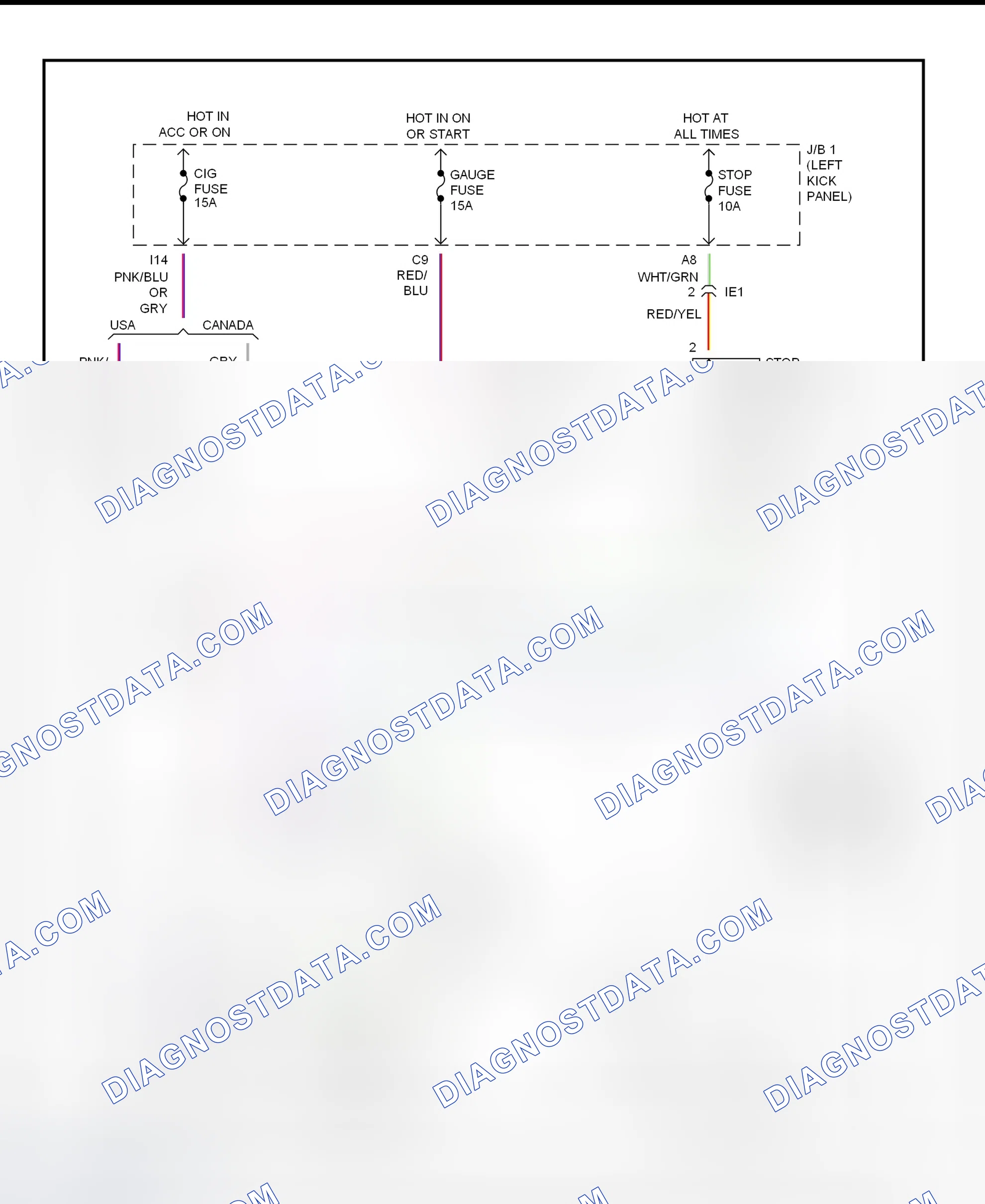 Scheme 16: Shift Interlock System Wiring Diagram (1995 Paseo)