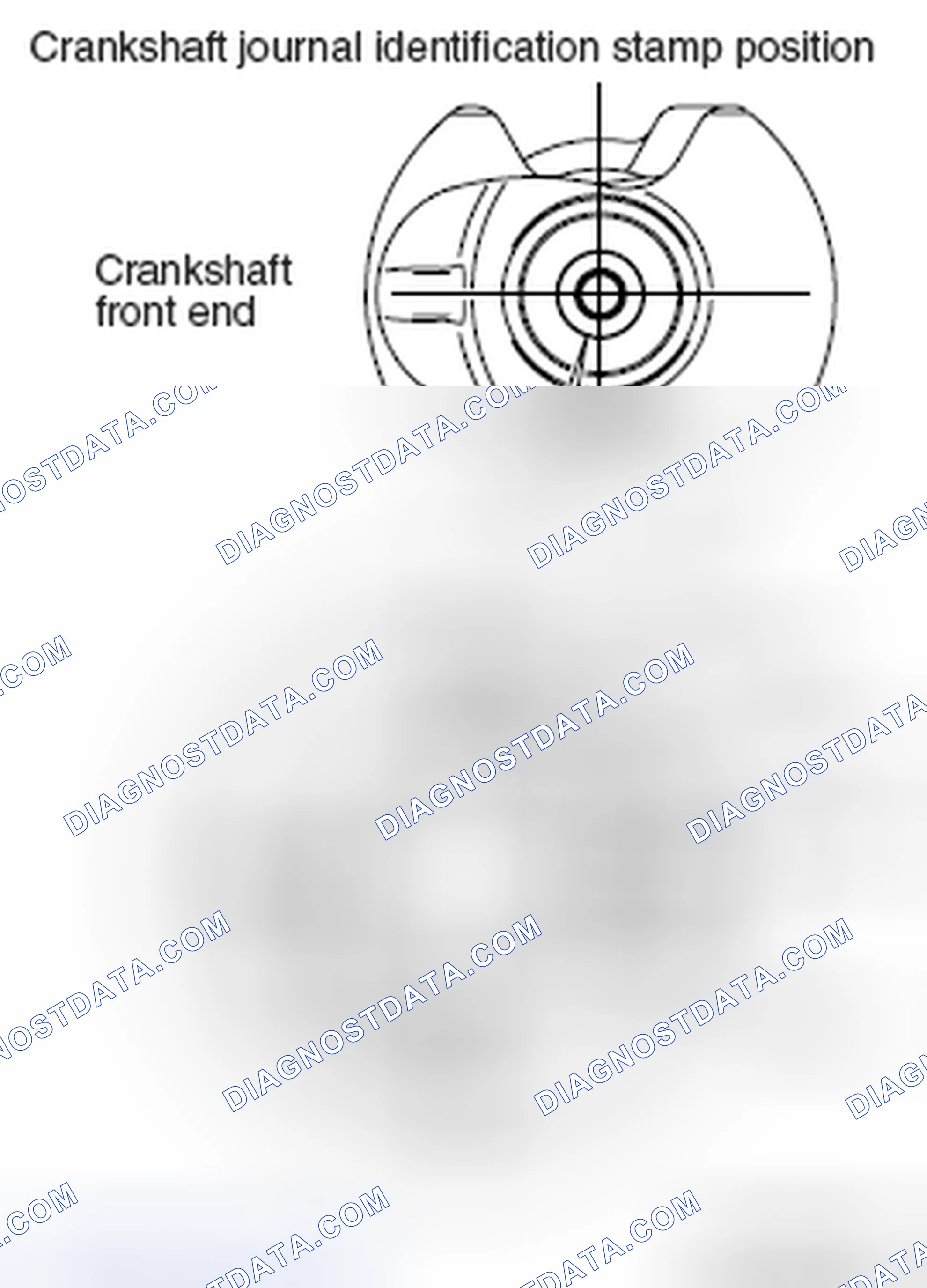 Scheme 217: >> D << CRANKSHAFT BEARING LOWER INSTALLATION