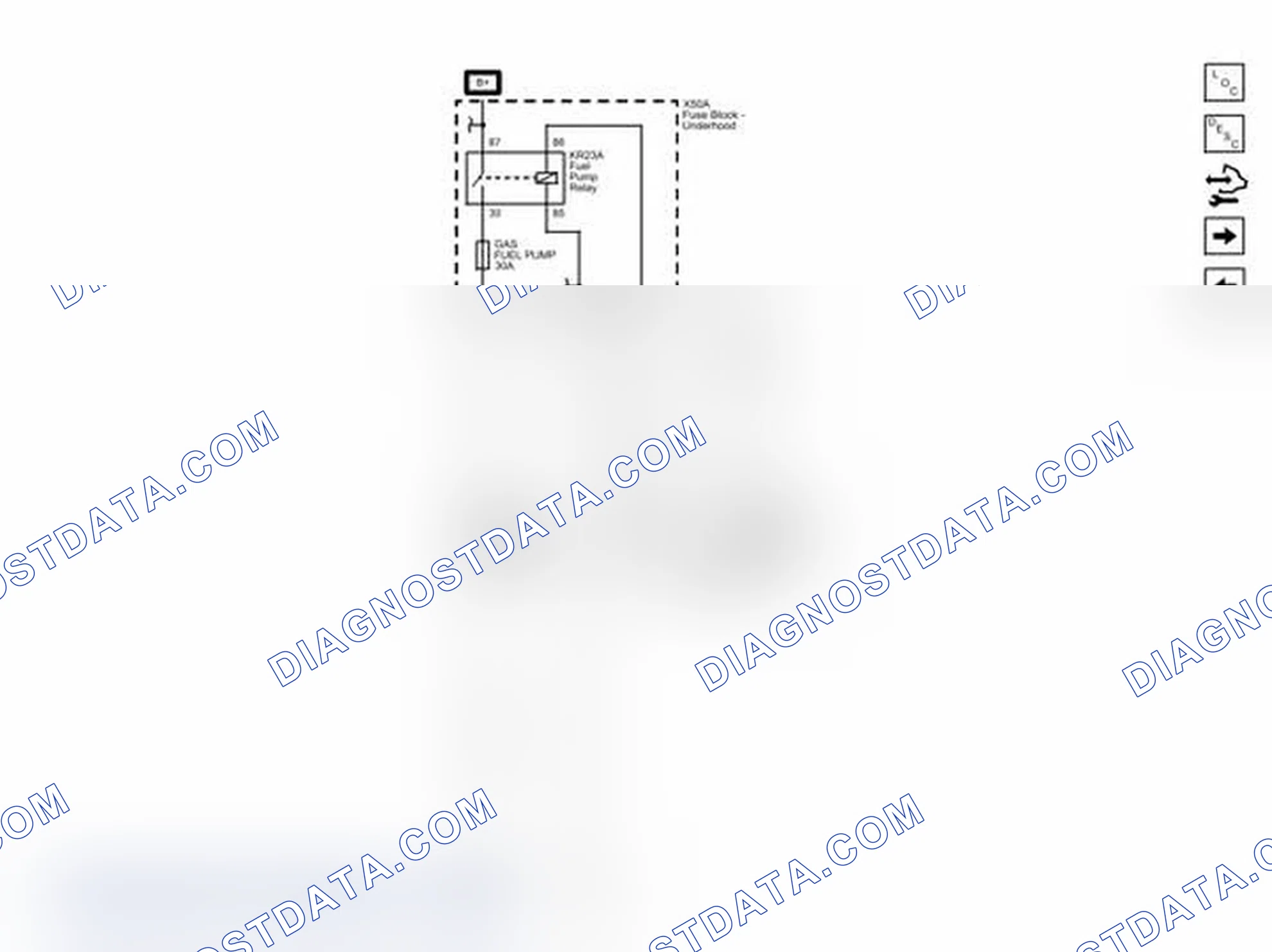 Scheme 8: Fuel Controls - Fuel Pump Controls
