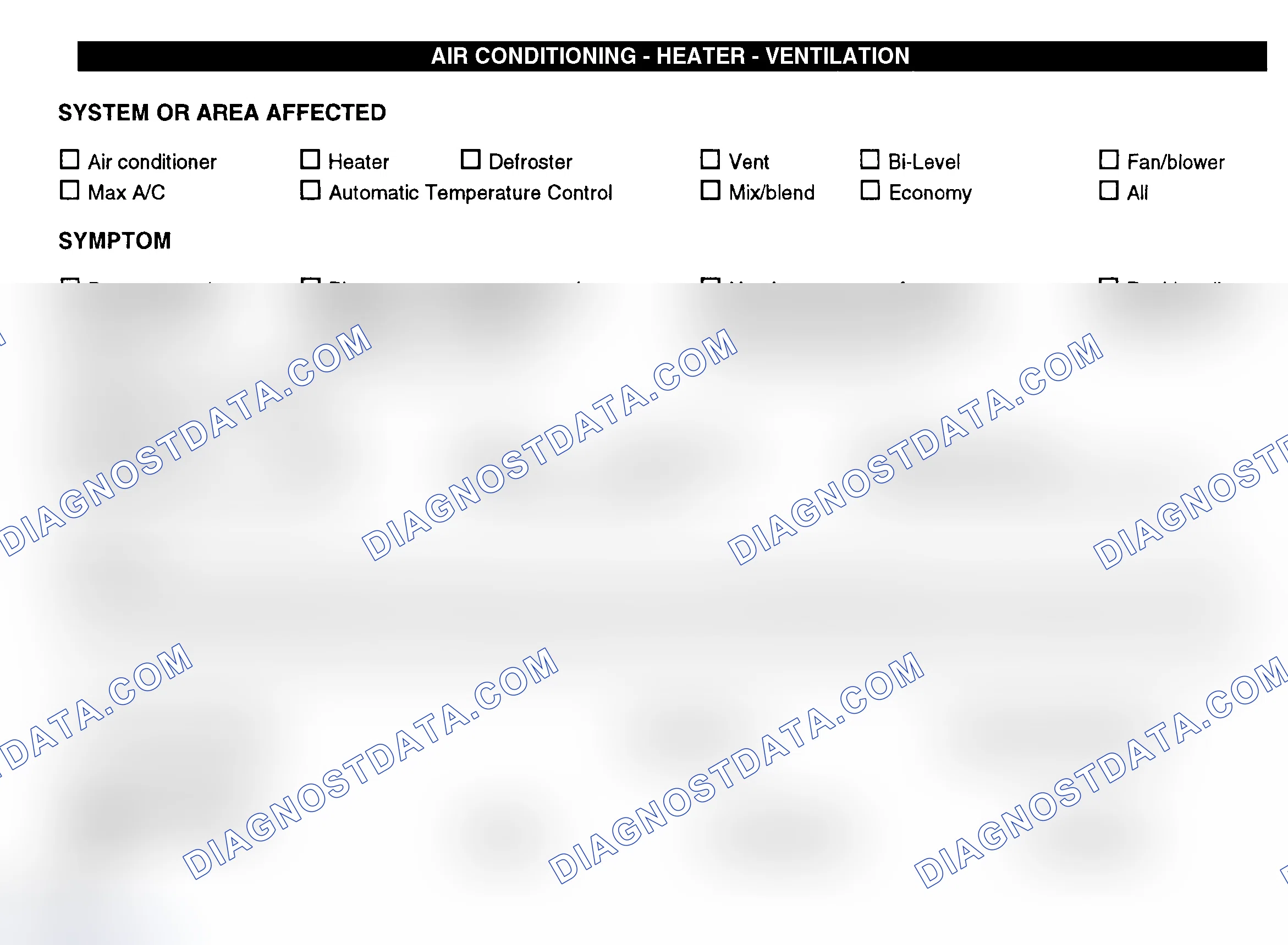 Scheme 8: Air Conditioning, Heater & Ventilation