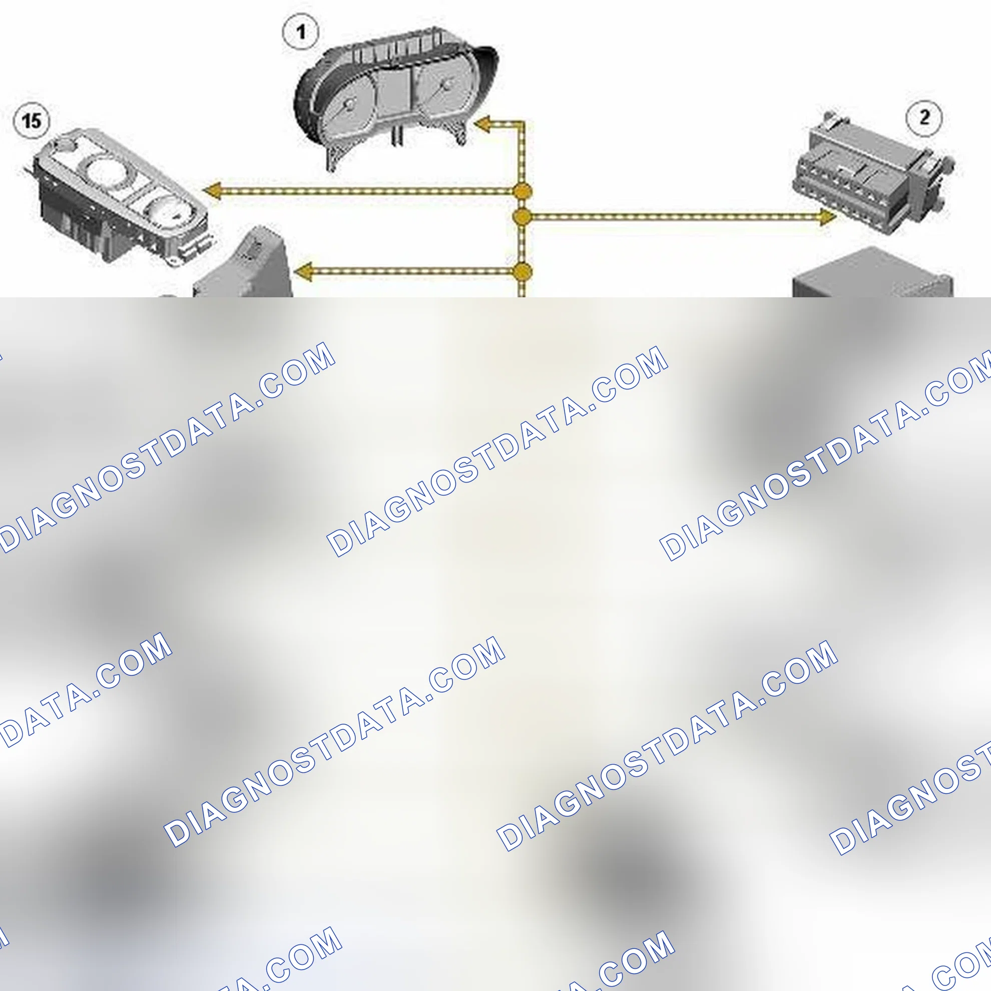 Scheme 19: CONTROL DIAGRAM - HIGH SPEED CAN BUS