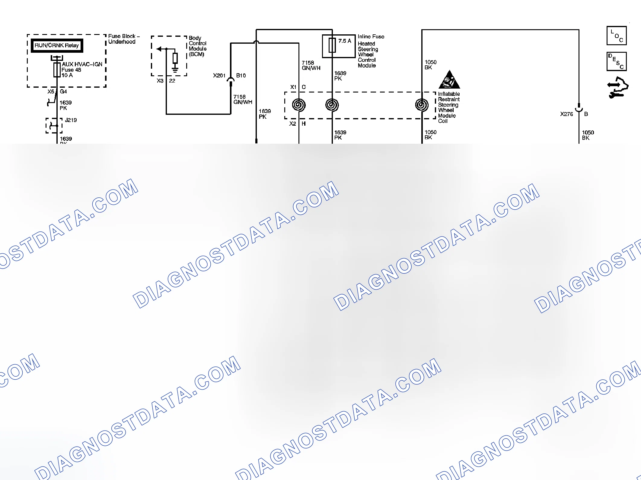 Scheme 1: Steering Wheel Schematics