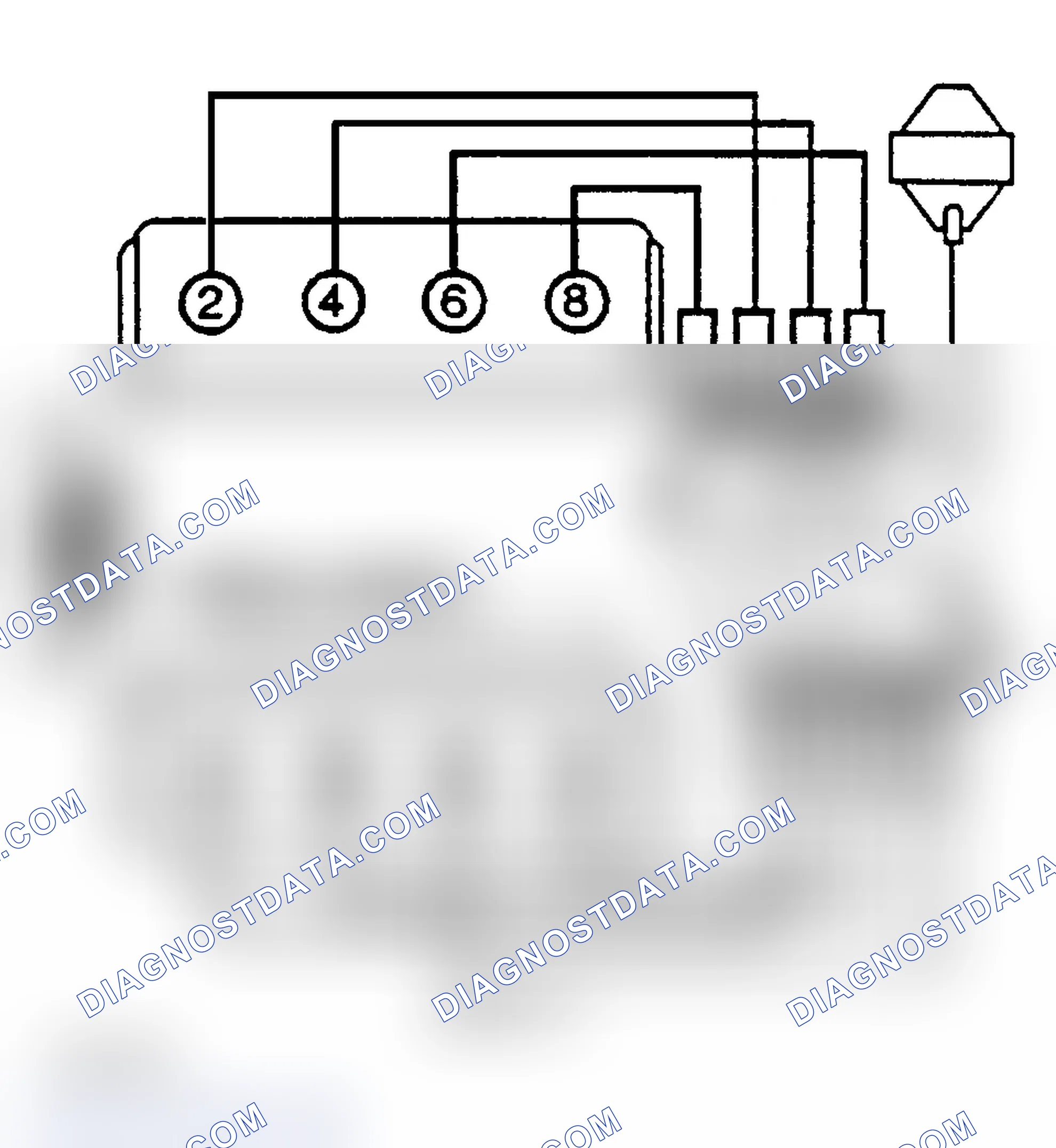 Scheme 5: Firing Order (5.0L, 5.7L & 7.4L)