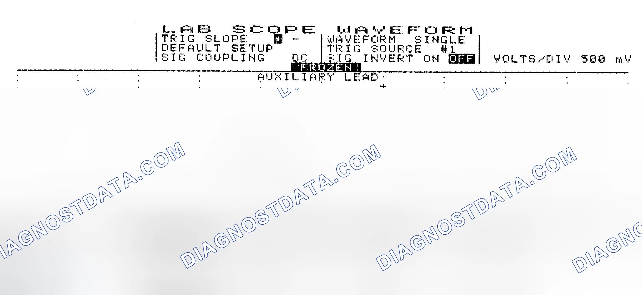 Scheme 10: Single Injector w/Excessive Current Flow - Current Pattern