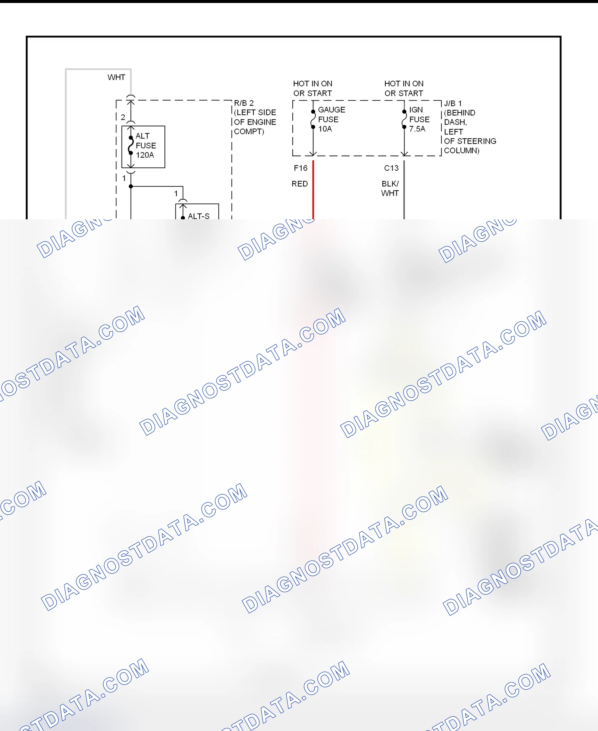 Scheme 18: Charging System Wiring Diagram (Tacoma)