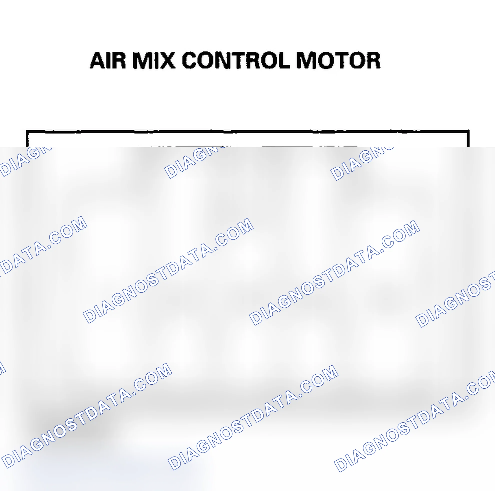 Scheme 79: Air Mix Control Motor Test