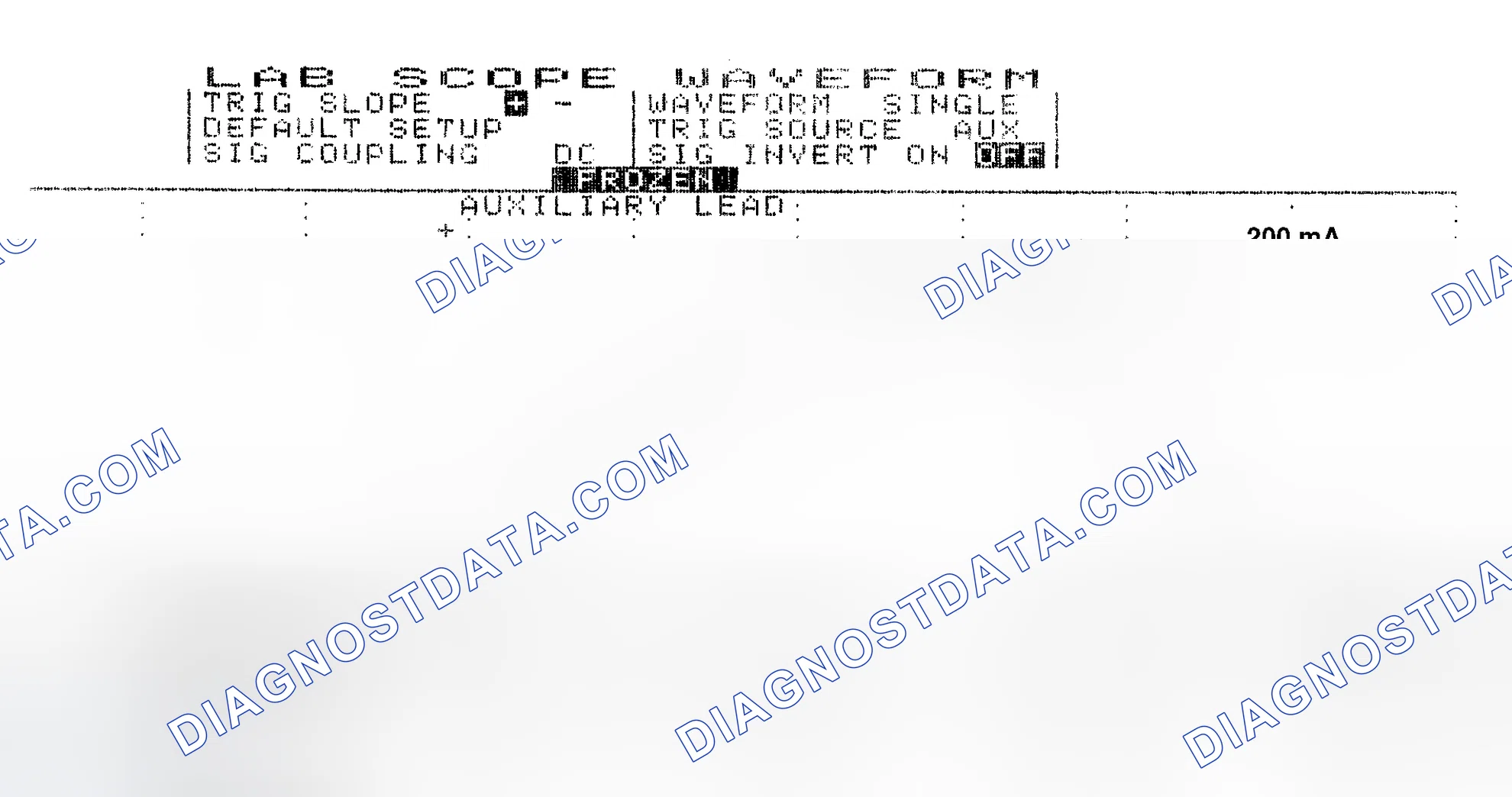 Scheme 13: Single Injector w/Normal Current Flow - Current Pattern