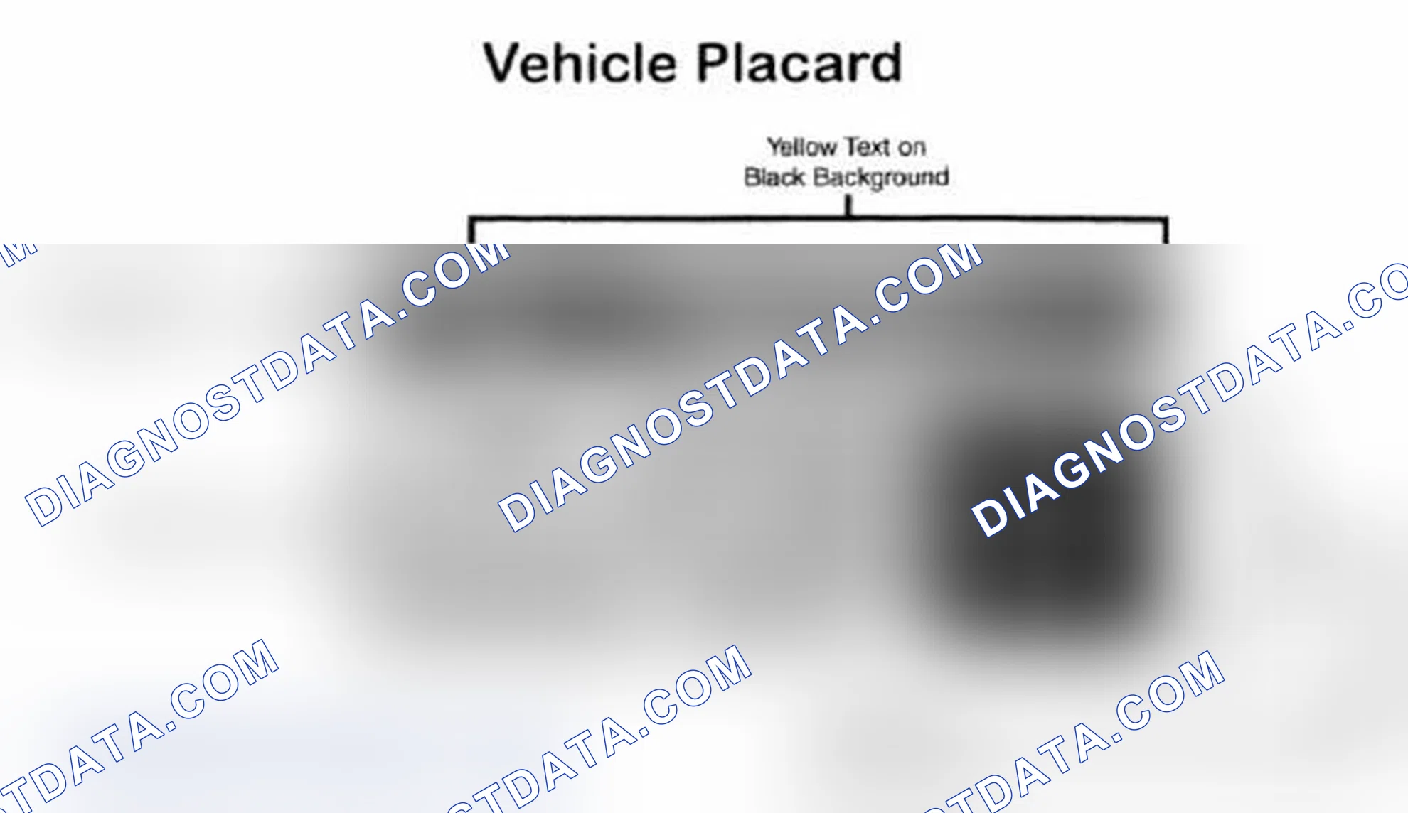 Scheme 28: Vehicle Tire Placard - Typical