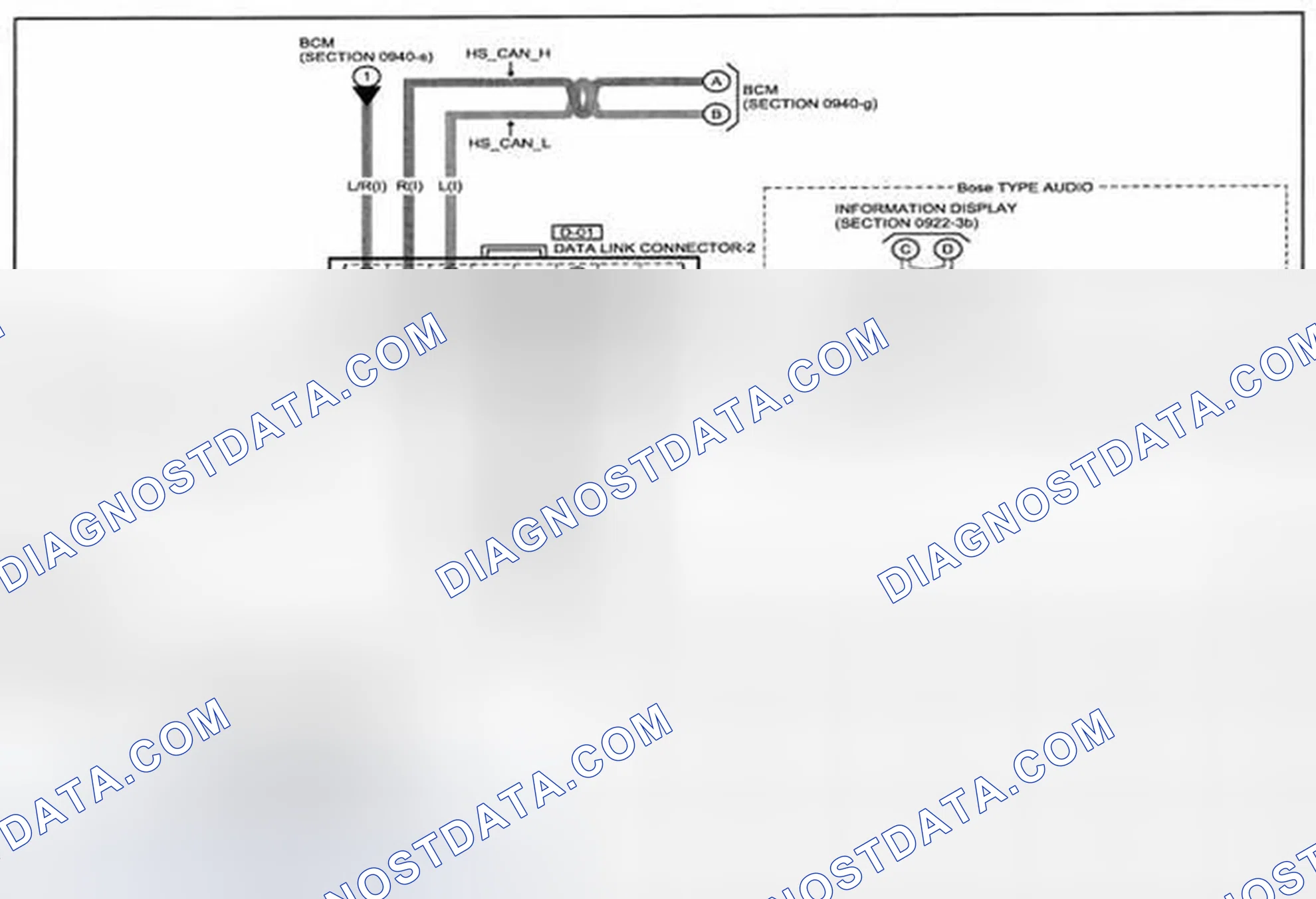 Scheme 74: Data Link Connector Wiring Diagram - 00D-A (1 Of 2)