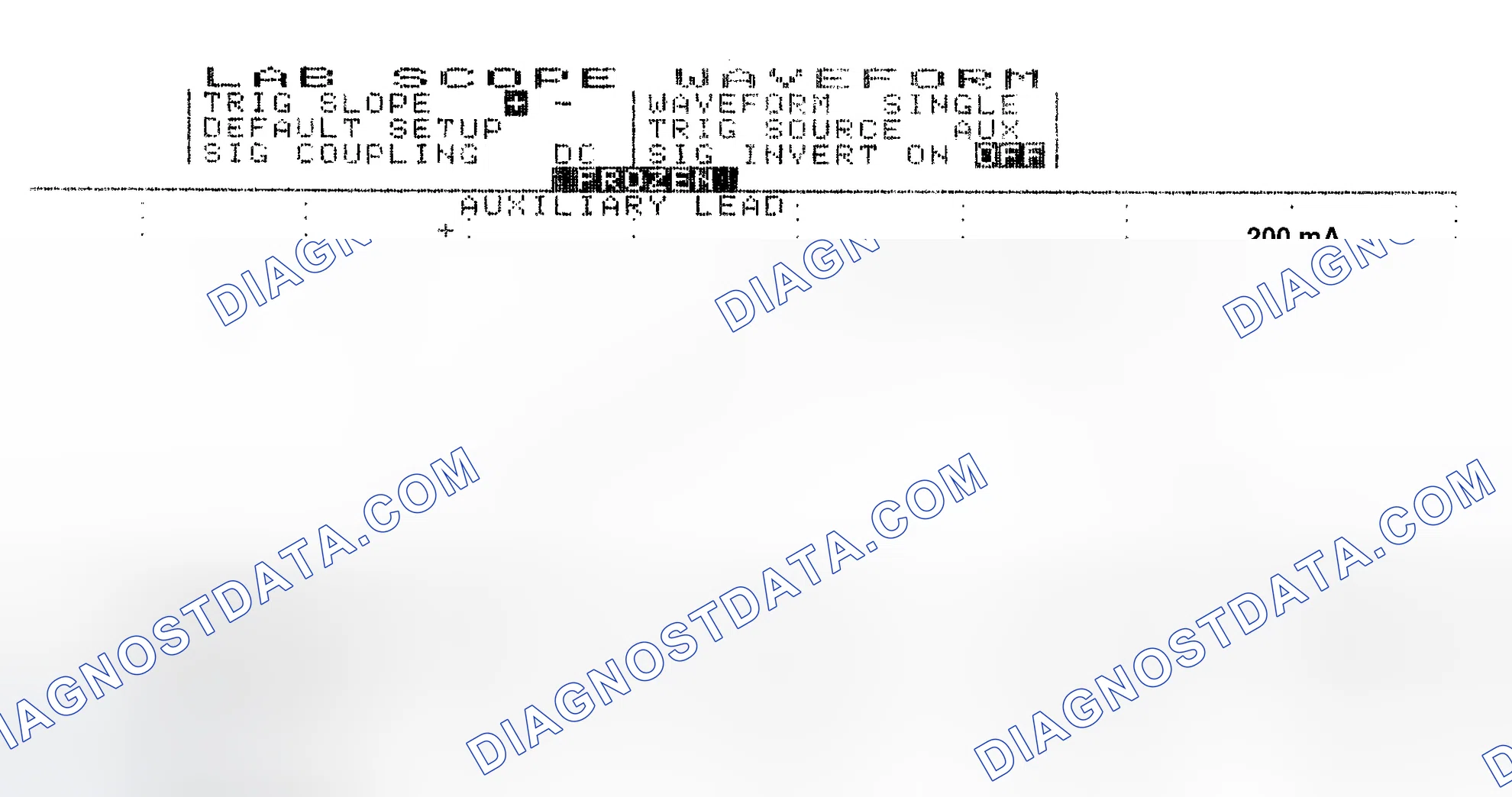 Scheme 13: Single Injector w/Normal Current Flow - Current Pattern