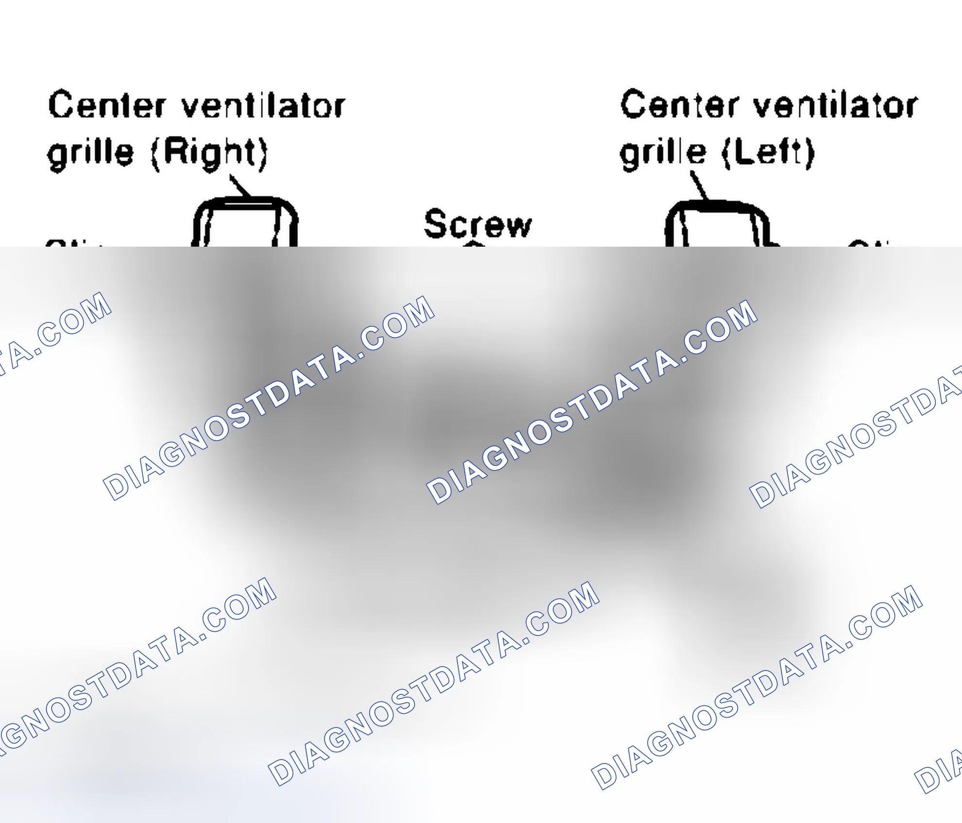 Scheme 116: Center Ventilator Grille