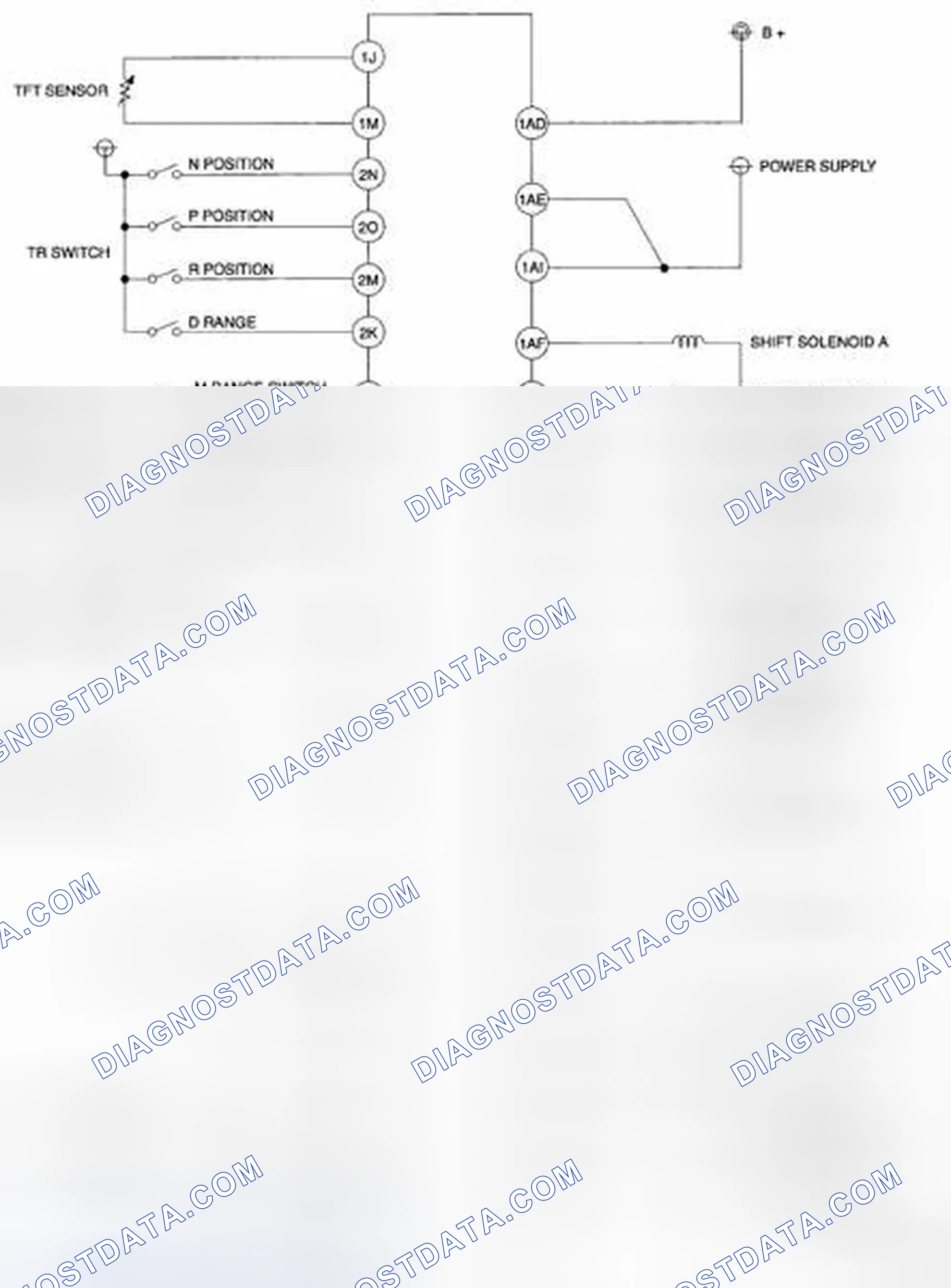 Scheme 505: AUTOMATIC TRANSMISSION CONTROL SYSTEM WIRING DIAGRAM [SJ6A-EL]
