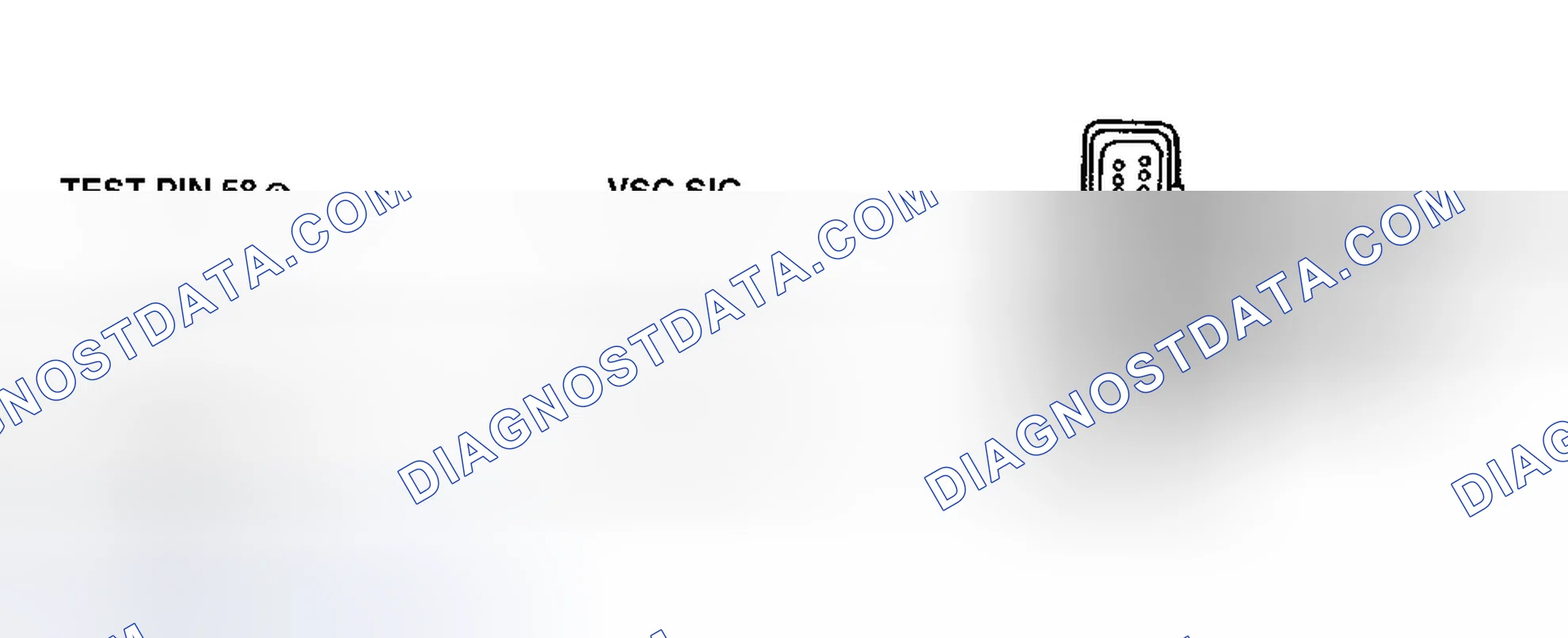 Scheme 436: ABS Module VSC Connector Terminals