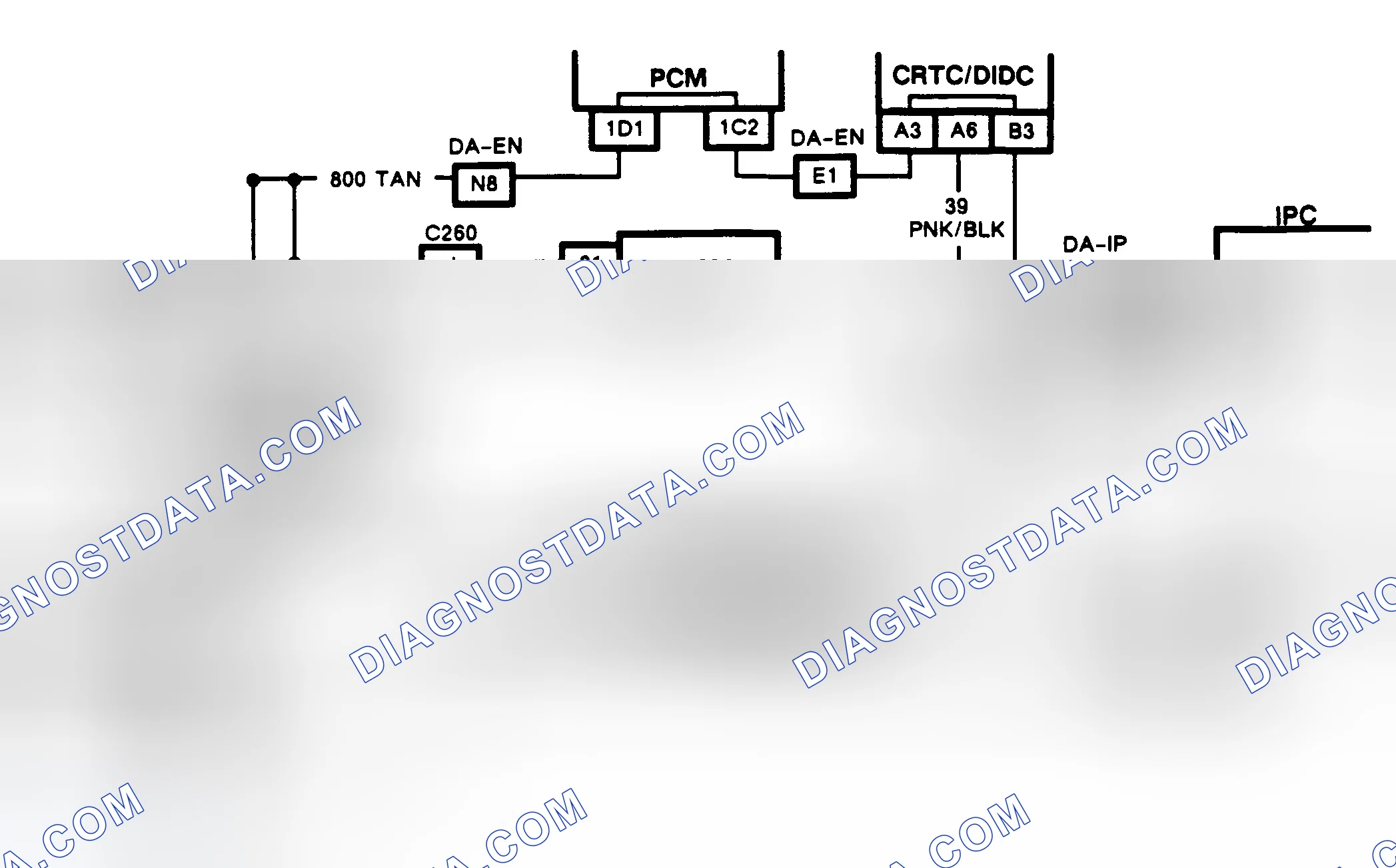 Scheme 394: CHART D-2, SERIAL DATA CIRCUIT SHORTED TO VOLTAGE (CRT EQUIPPED TORONADO & TROFEO)